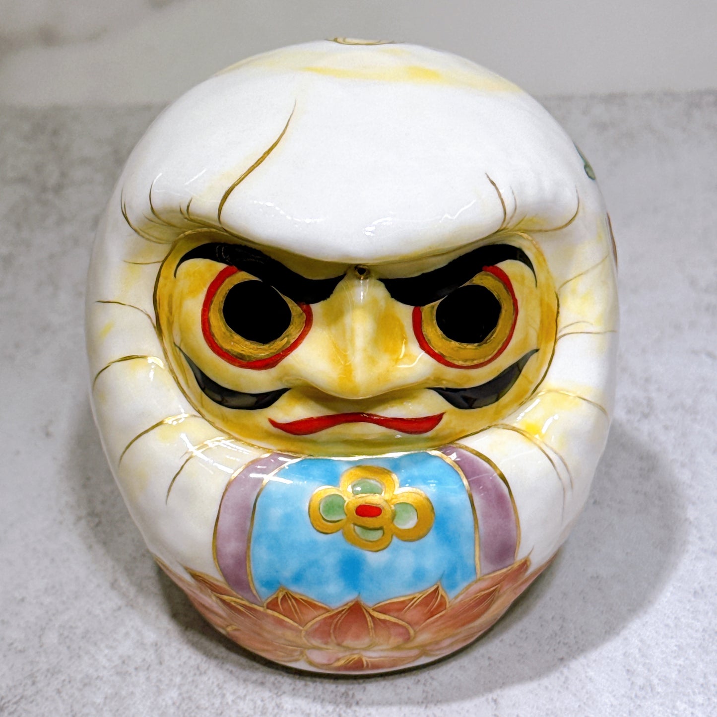 日本清水烧达摩 仫绘 观音 小号