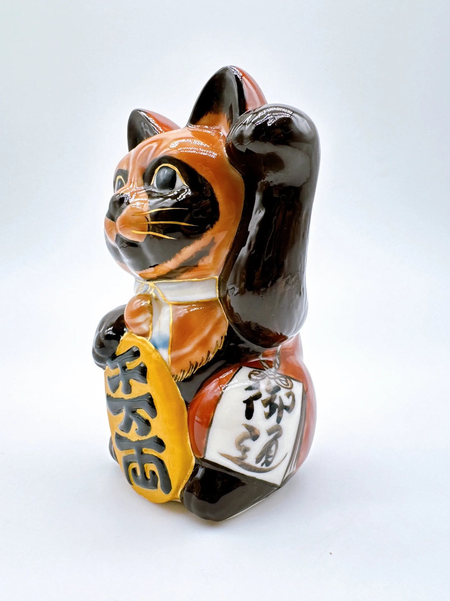 日本清水烧招财猫 狸猫