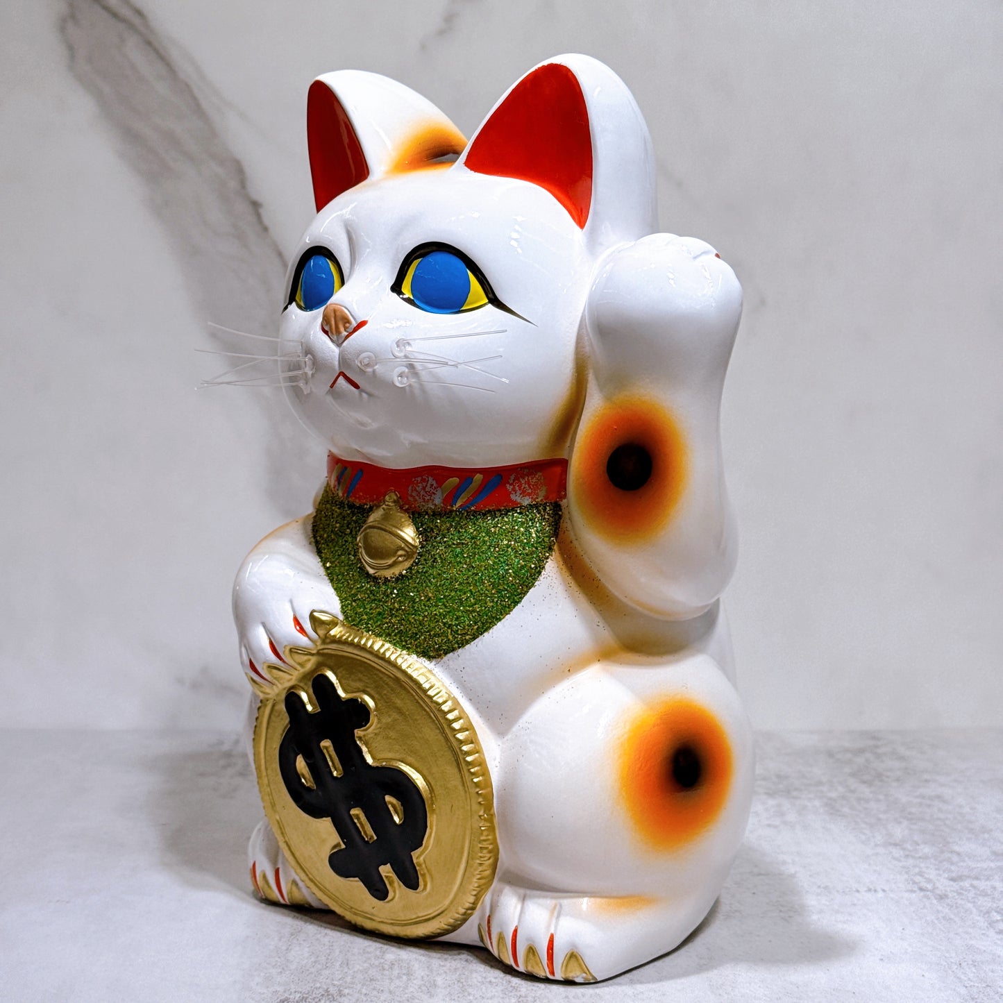 日本常滑小判招財貓 8號 美元
