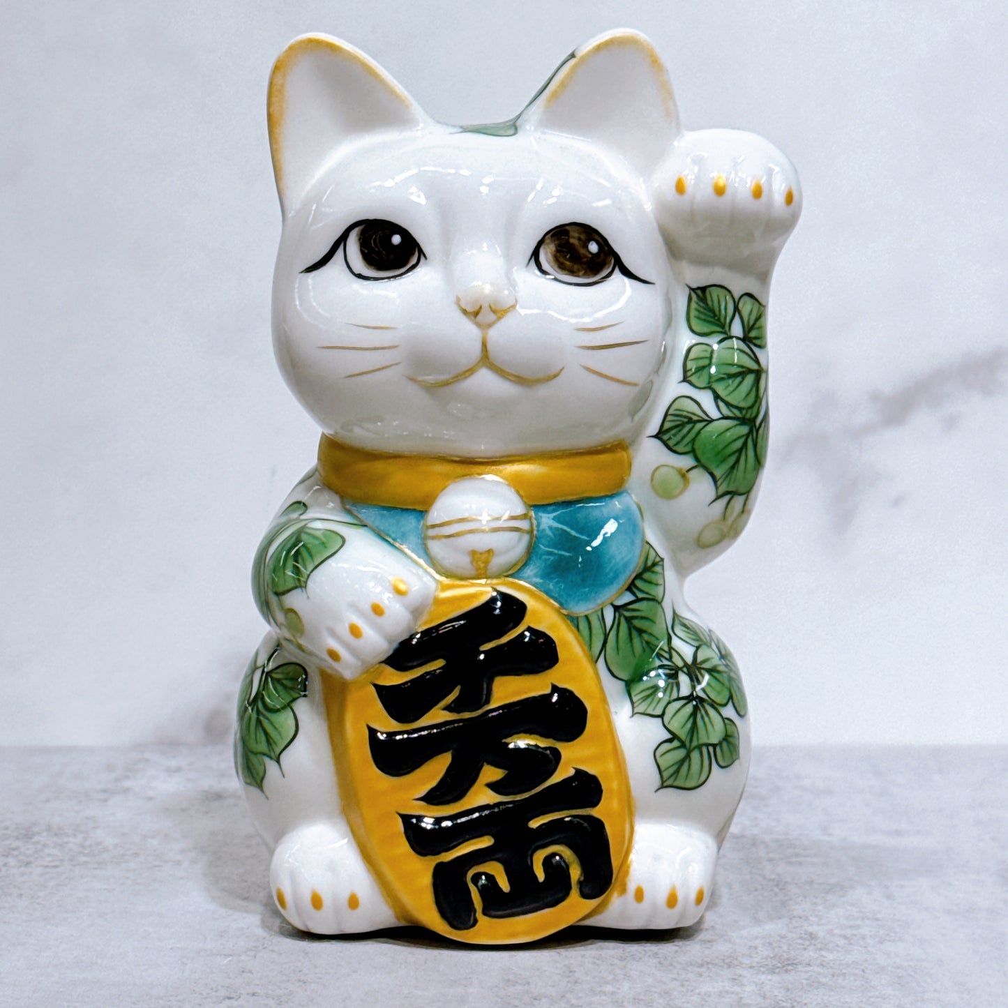 日本清水燒招財貓 仫繪 佛陀