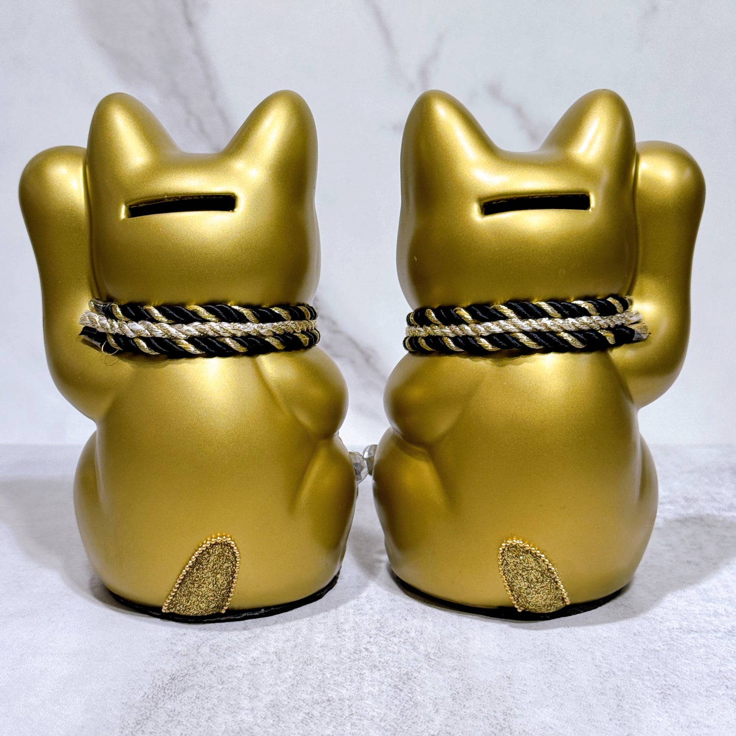 日本花見招財貓 大金運 5號 金