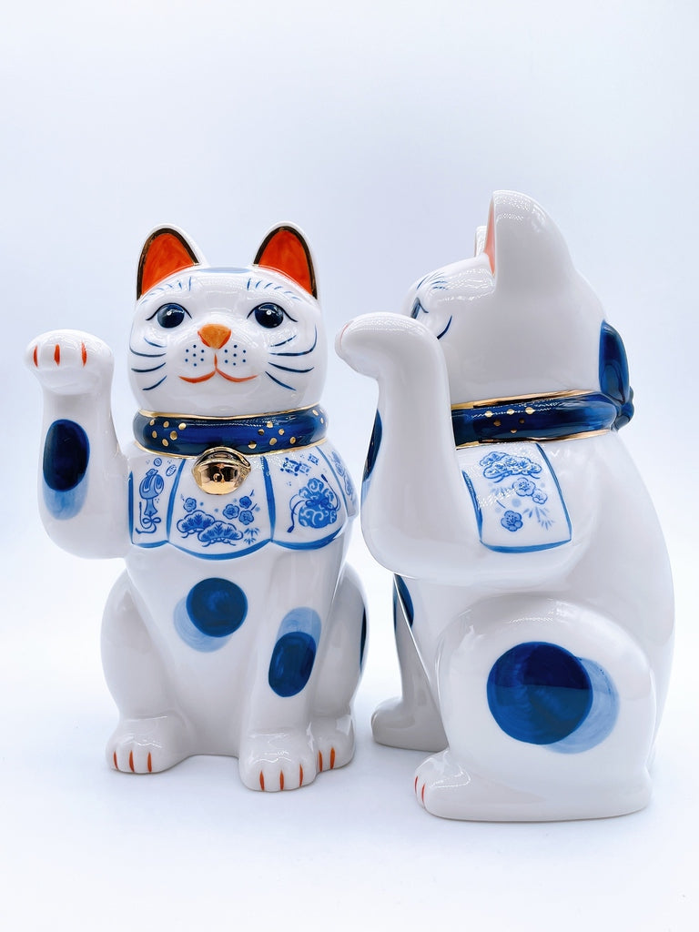 日本染锦福尽招财猫7号