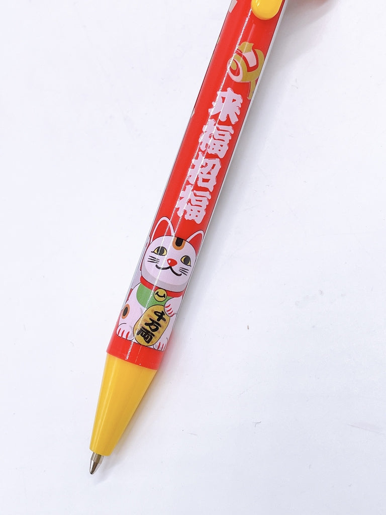 日本來福招福招財貓原子筆