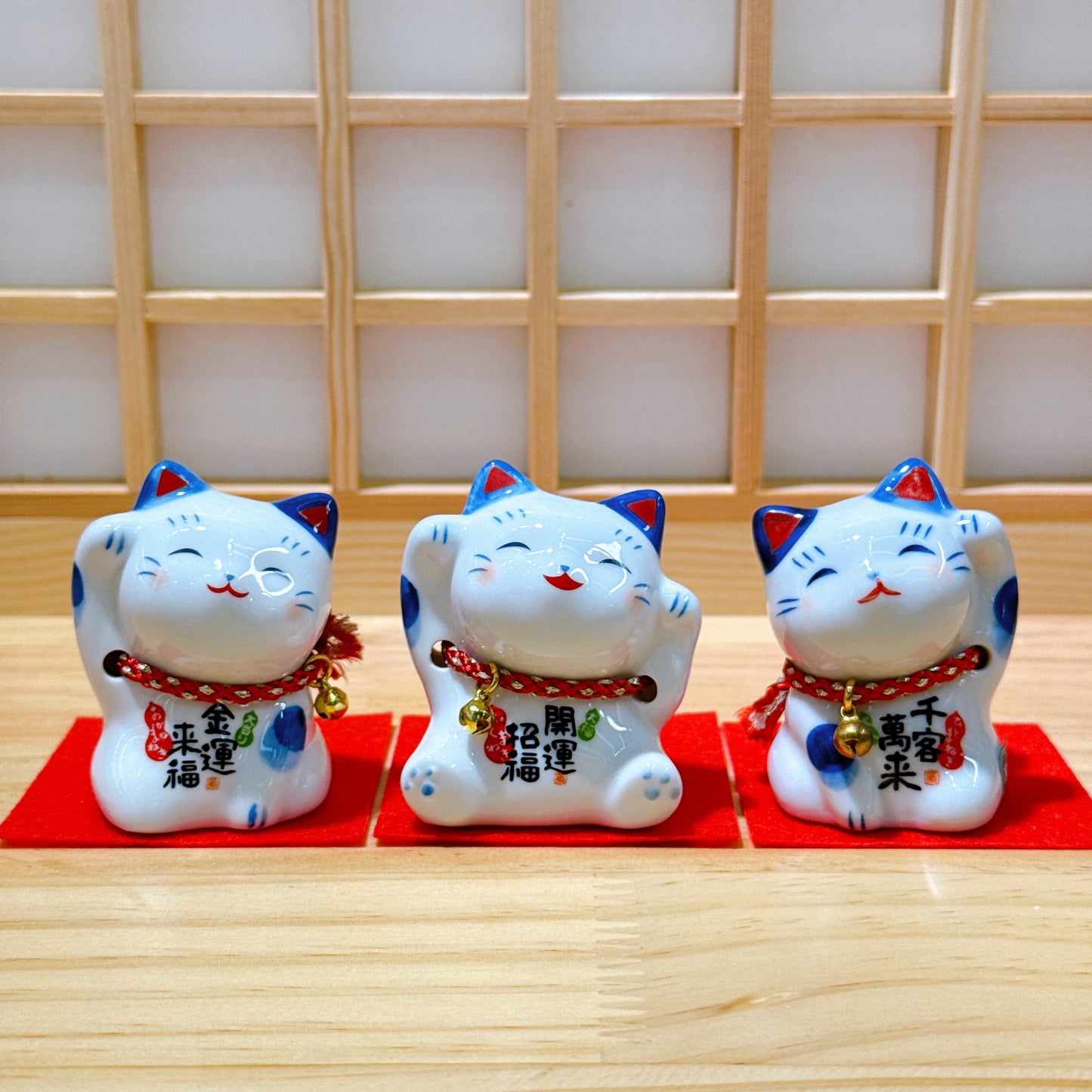 日本染錦招福招財貓