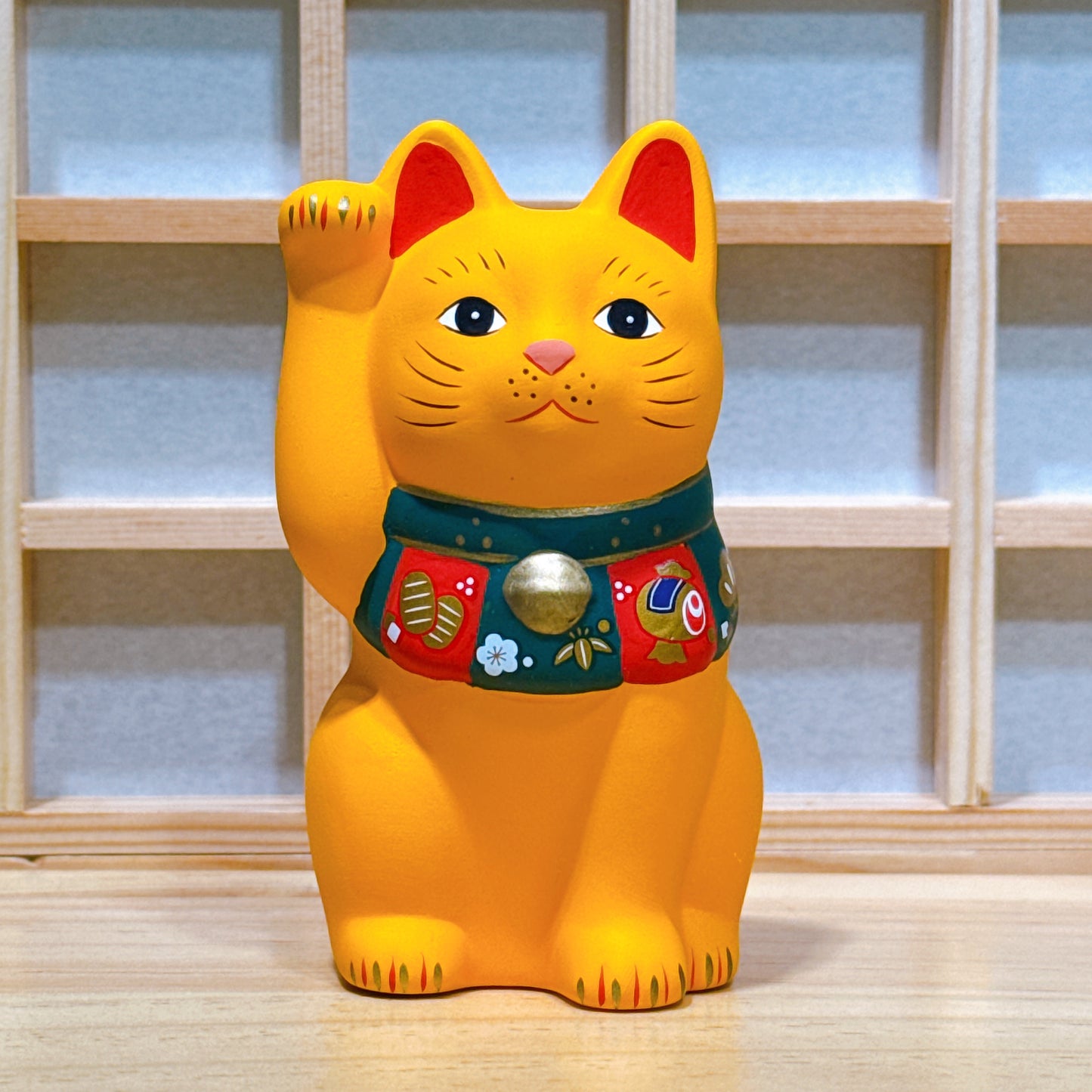 Japanese Fukusho Joyful Cat Frog Tanuki Money Box
