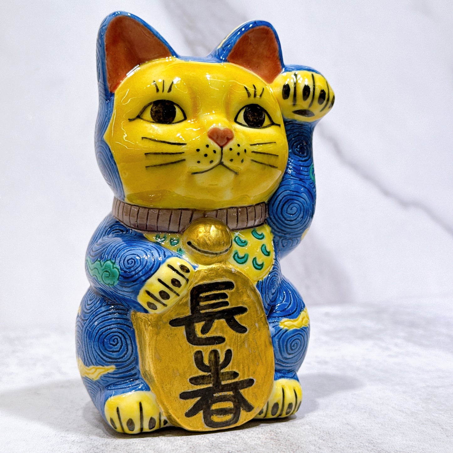 日本清水烧招财猫 加藤云龙