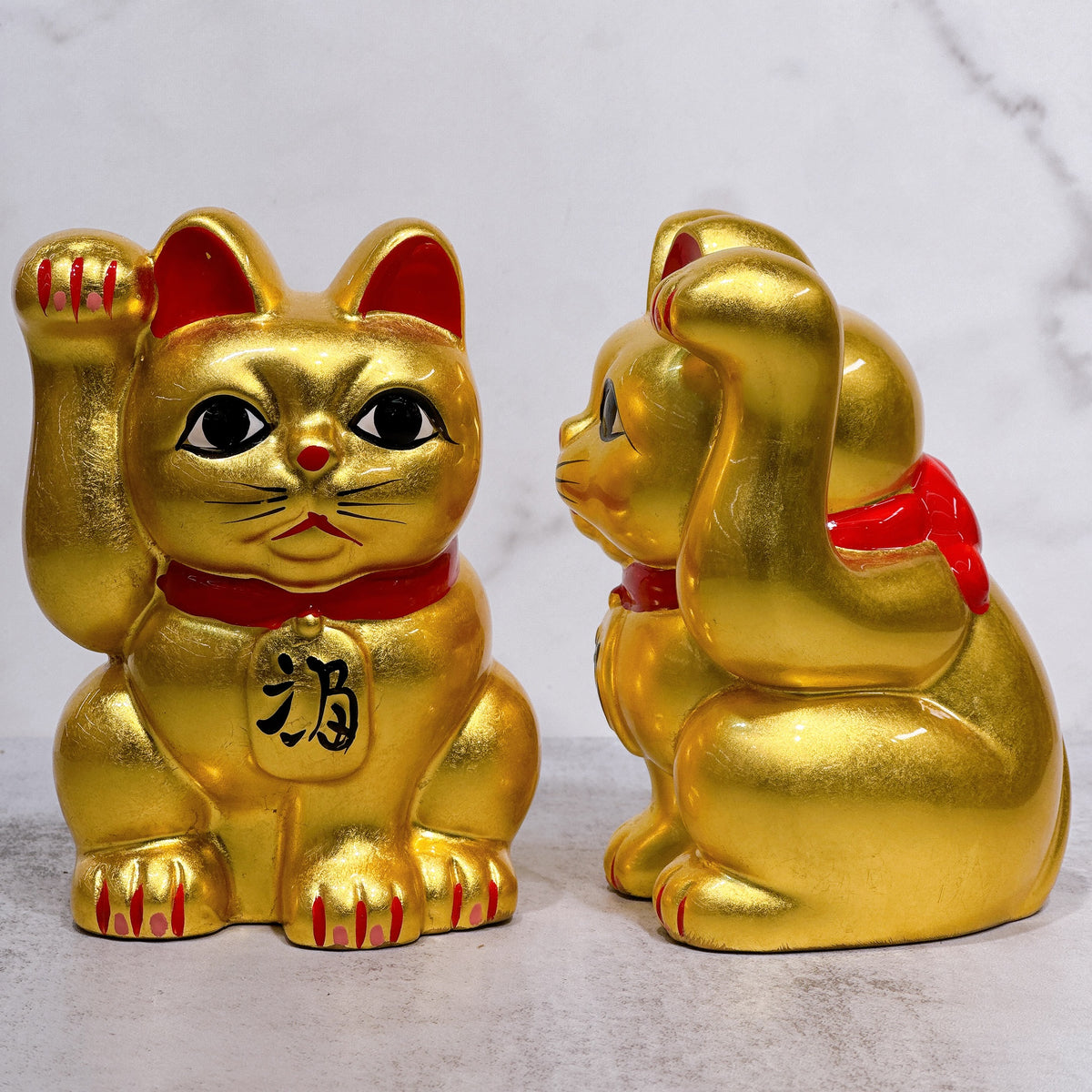Japanese Lucky Cat Gold Foil #4