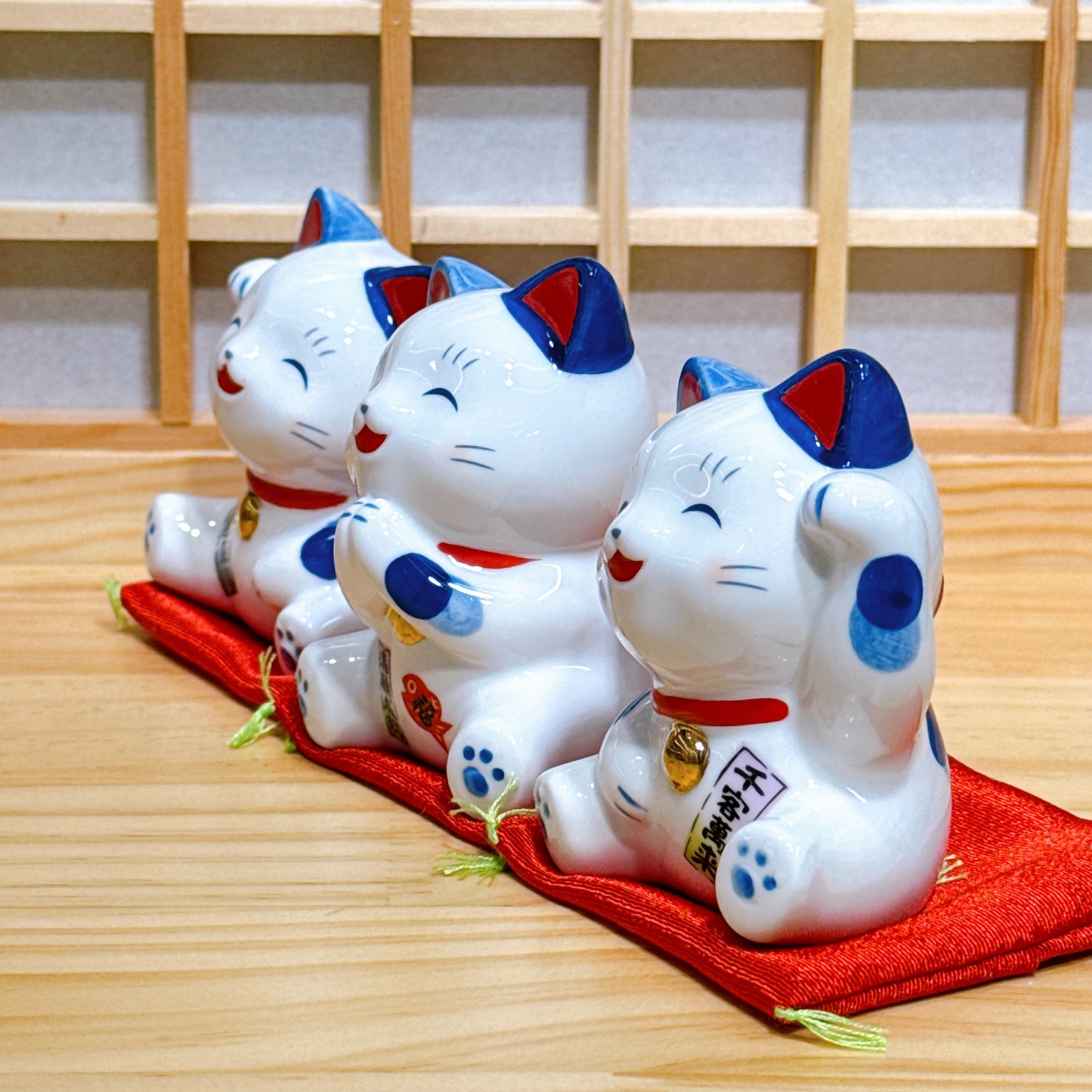 日本染錦招財貓