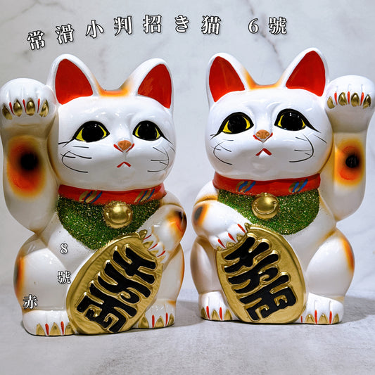 日本常滑小判招財貓 6號