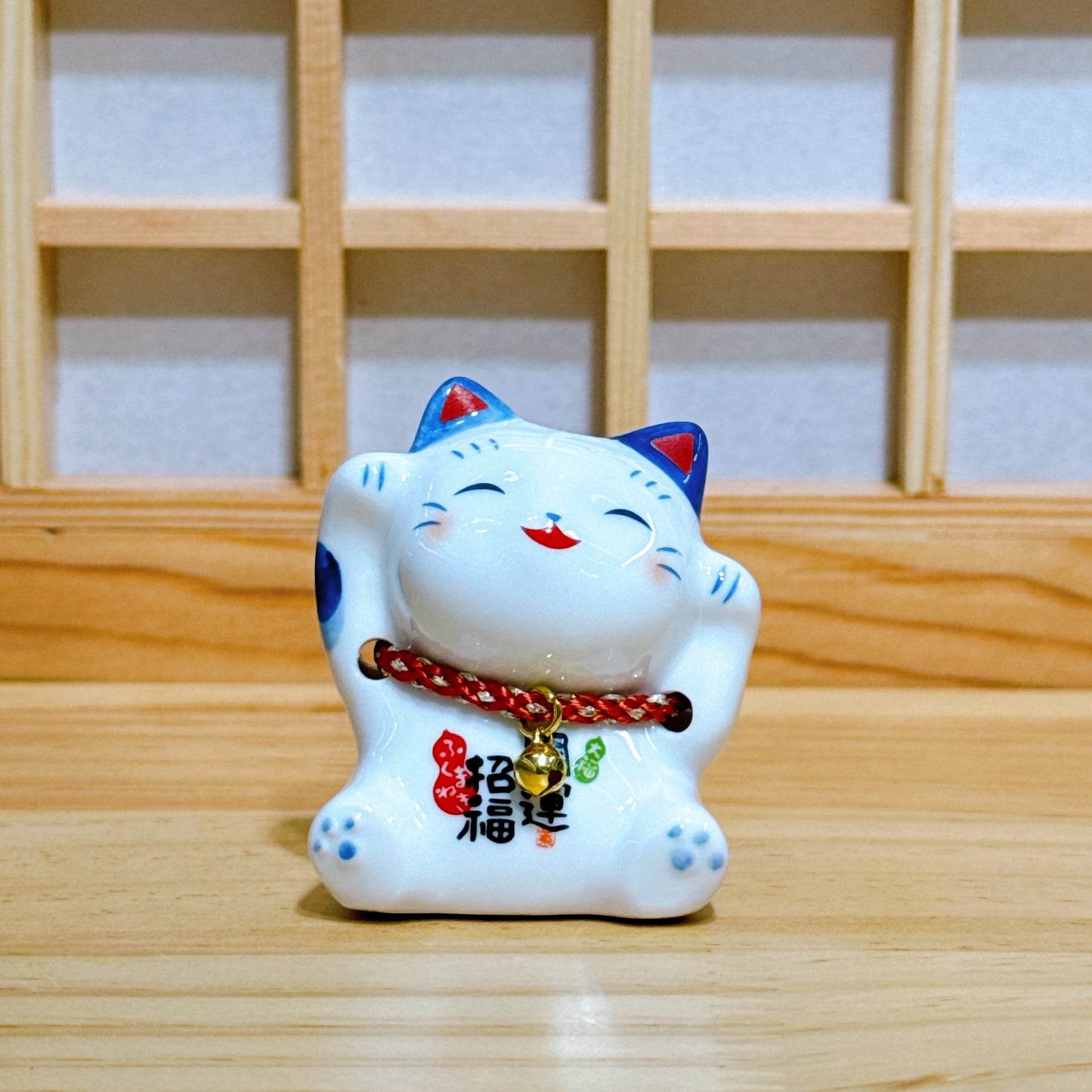 Japanese Fukusho Joyful Cat Frog Tanuki Money Box