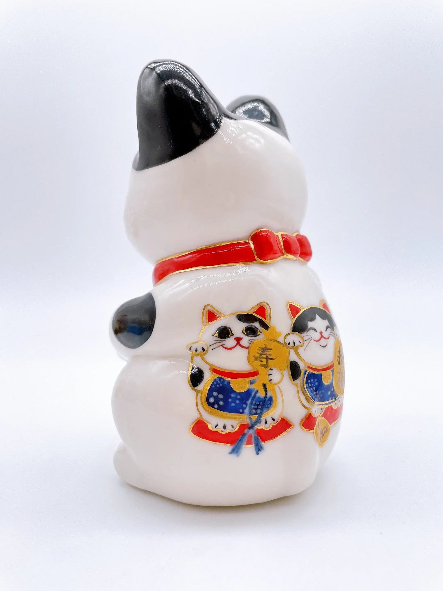 日本清水烧招财猫 犬张子 大当家
