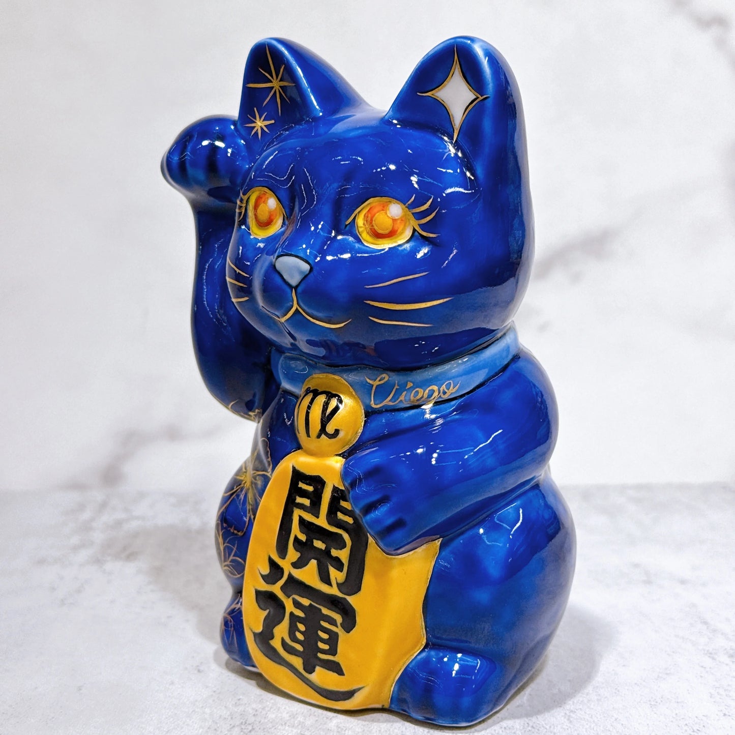 日本清水燒招財貓 星座 處女座 Virgo