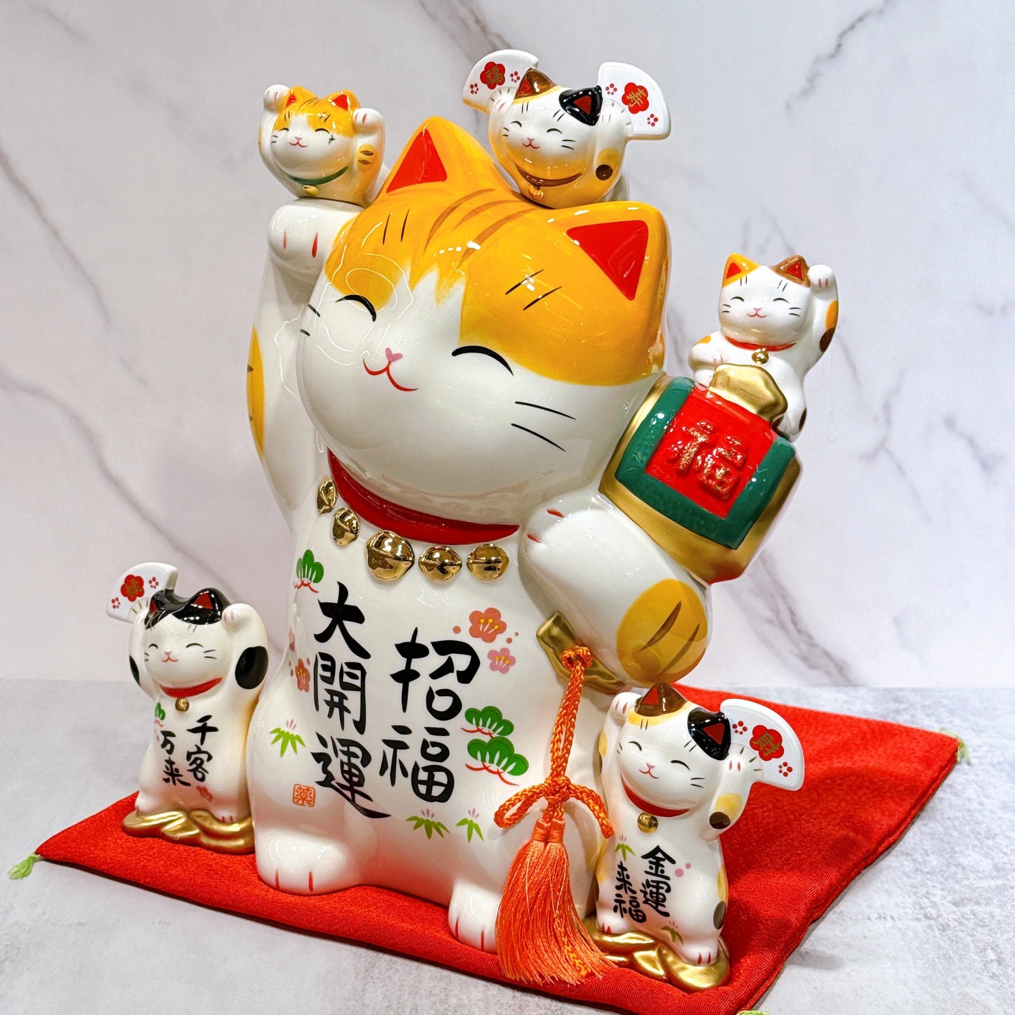 日本彩繪開運招福招財貓 9號