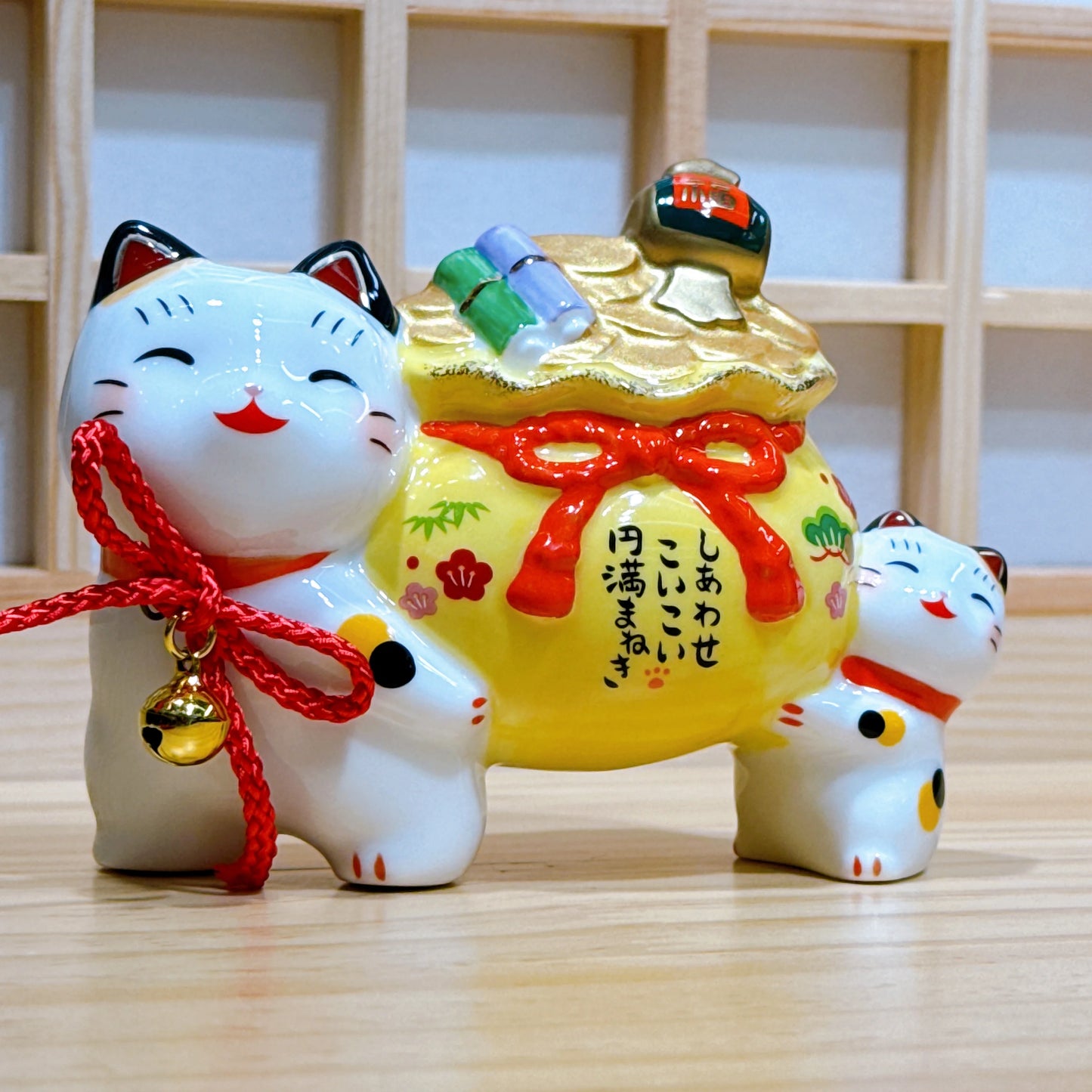 日本円滿招財貓 親子