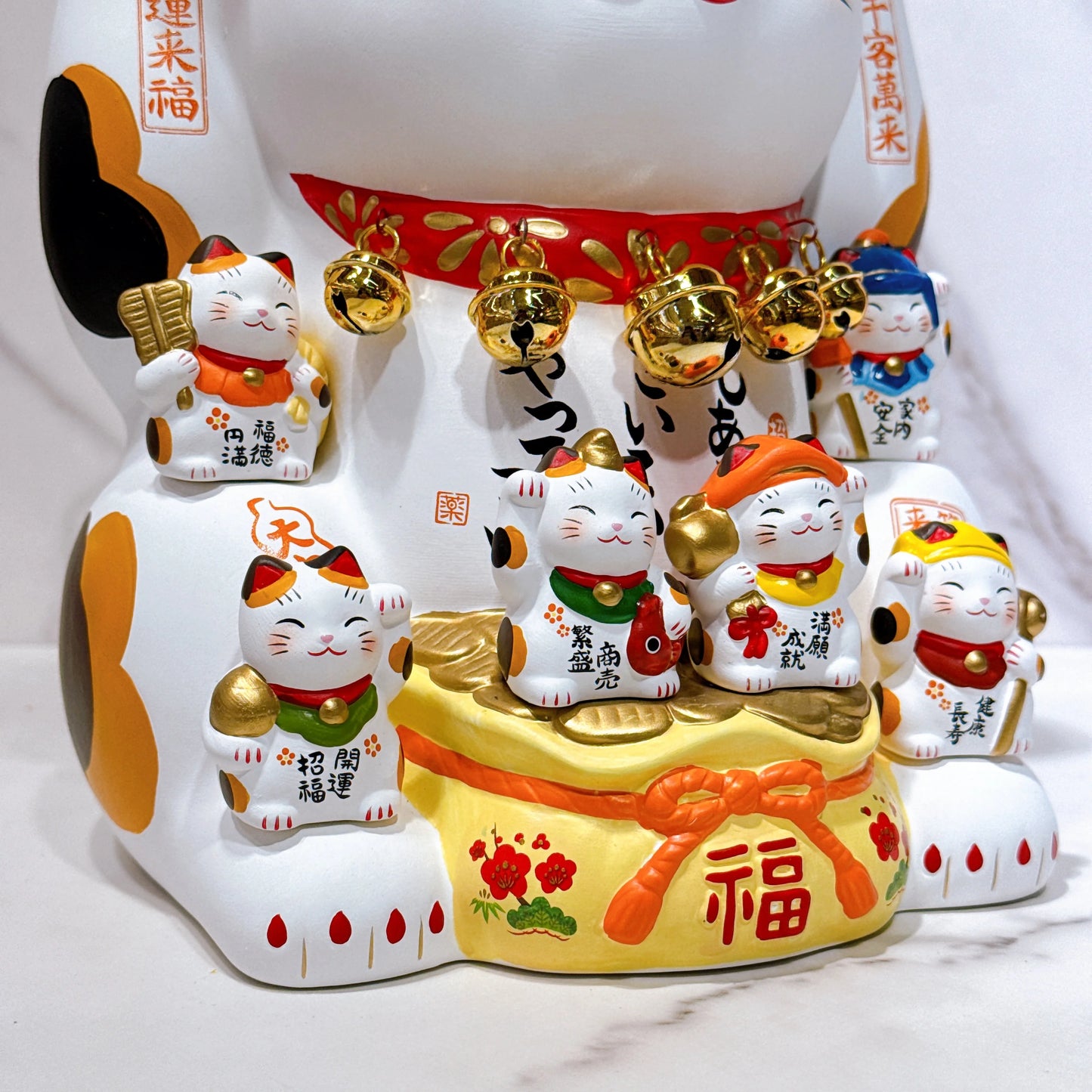 日本錦彩七福神招財貓 8.5號