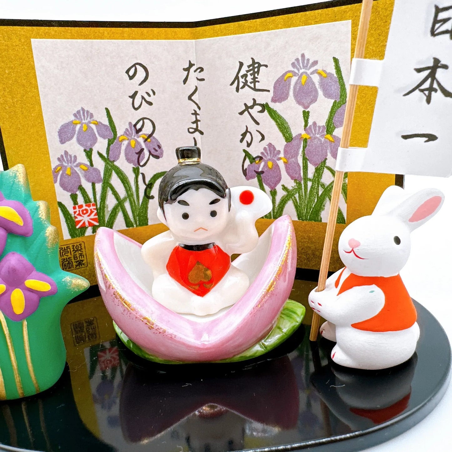 日本彩繪福氣桃太郎 套裝