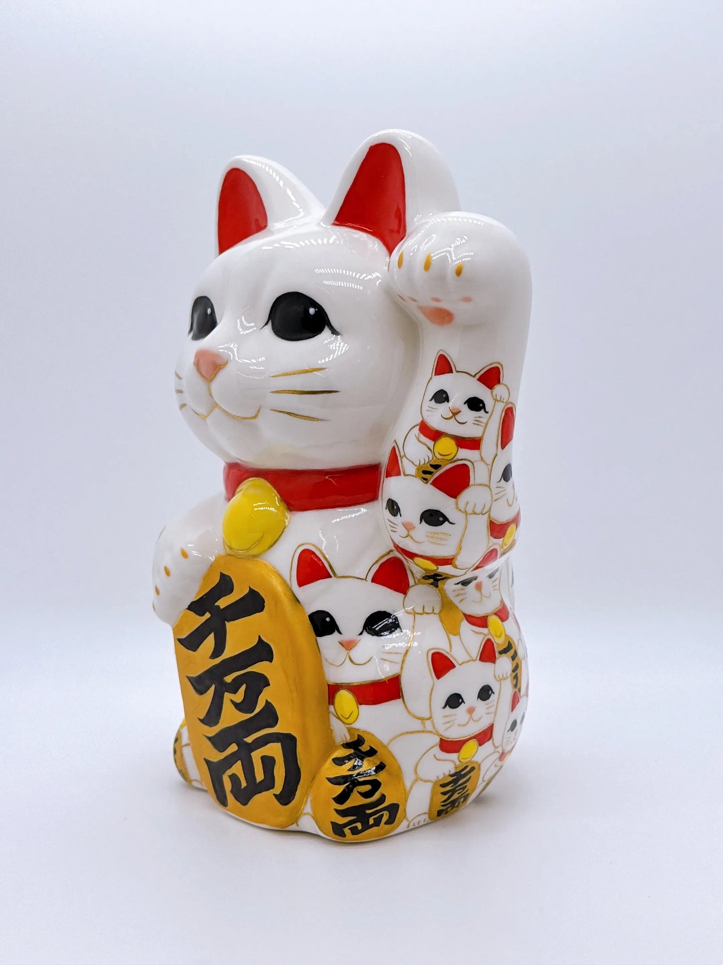 日本清水燒招財貓 豪德寺 貓陣 特大