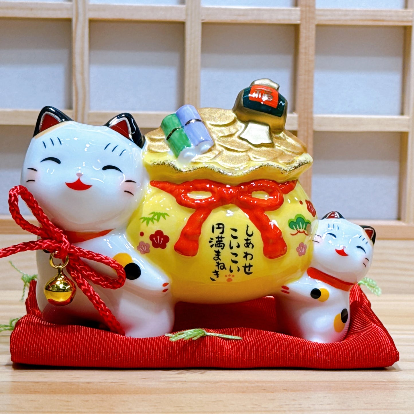日本円滿招財貓 親子