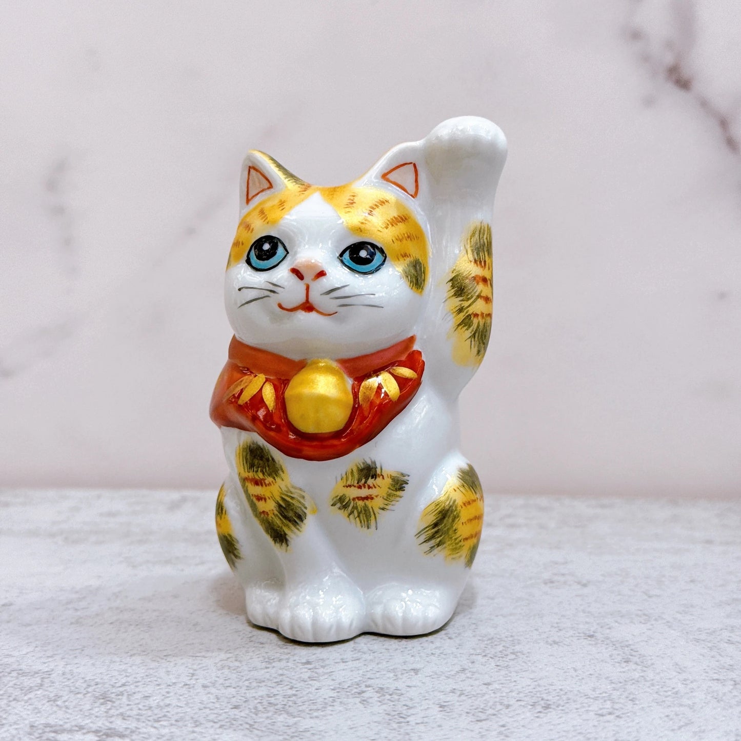 日本九谷燒招財貓 金三毛 2.8號
