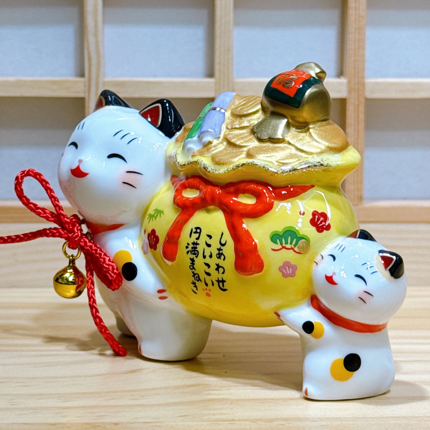日本円滿招財貓 親子