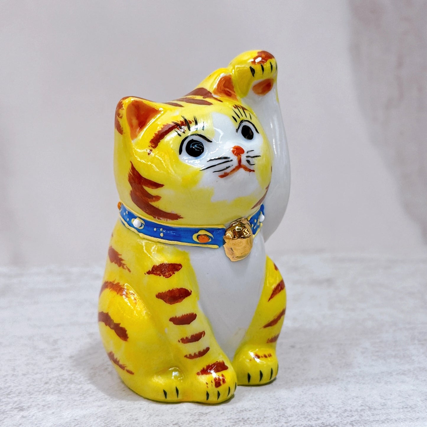 日本九谷烧招财猫虎纹3号