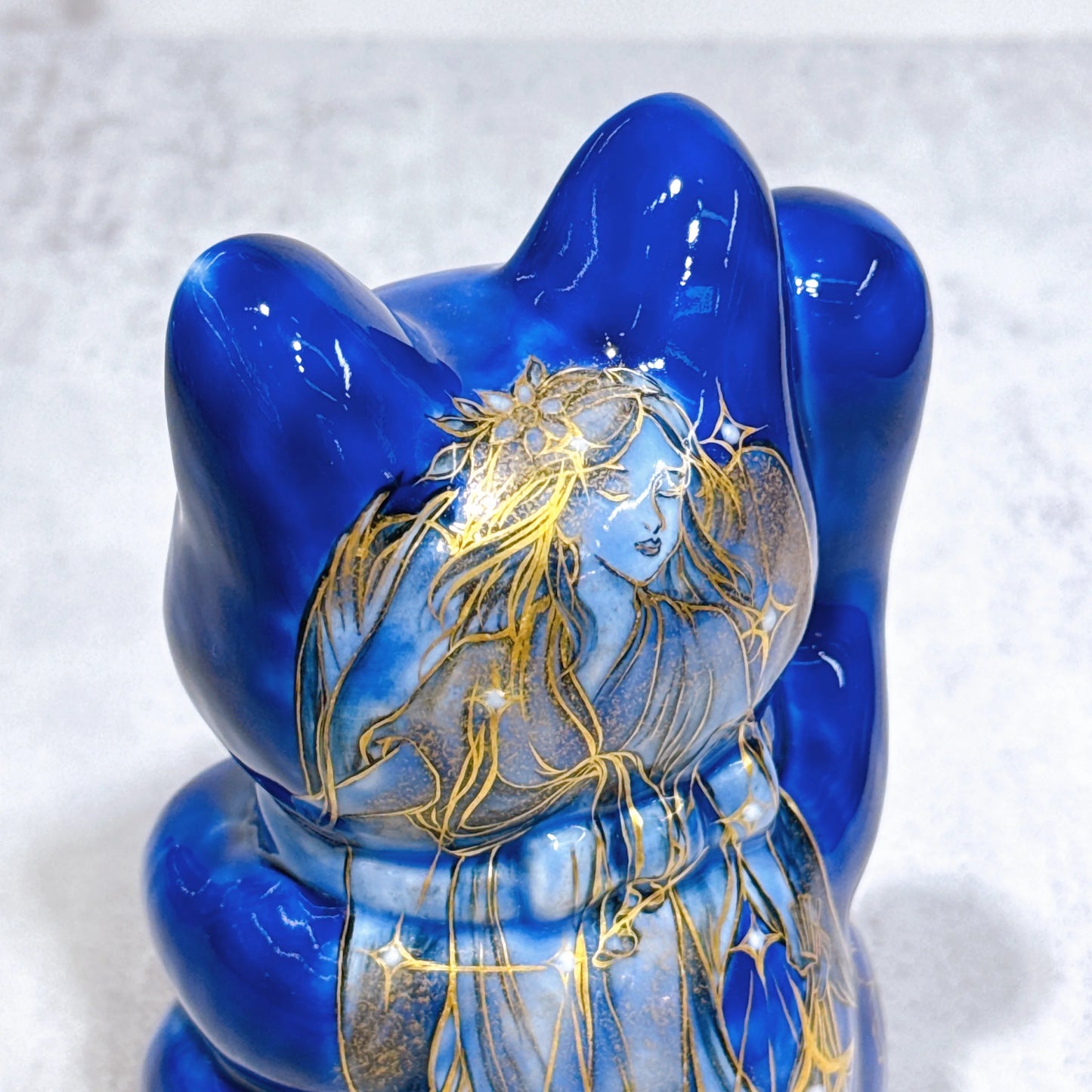 日本清水燒招財貓 星座 處女座 Virgo
