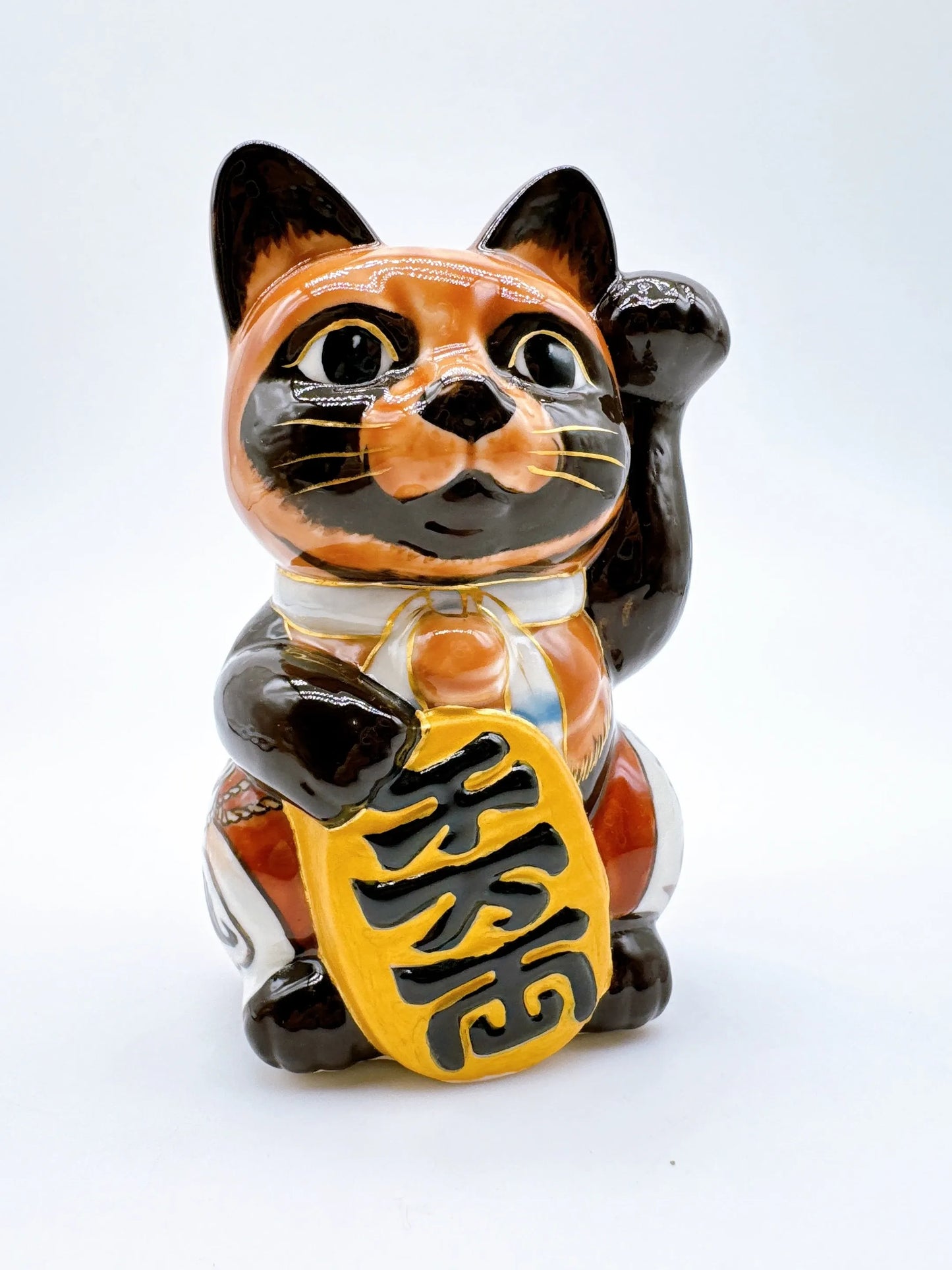日本清水烧招财猫 狸猫
