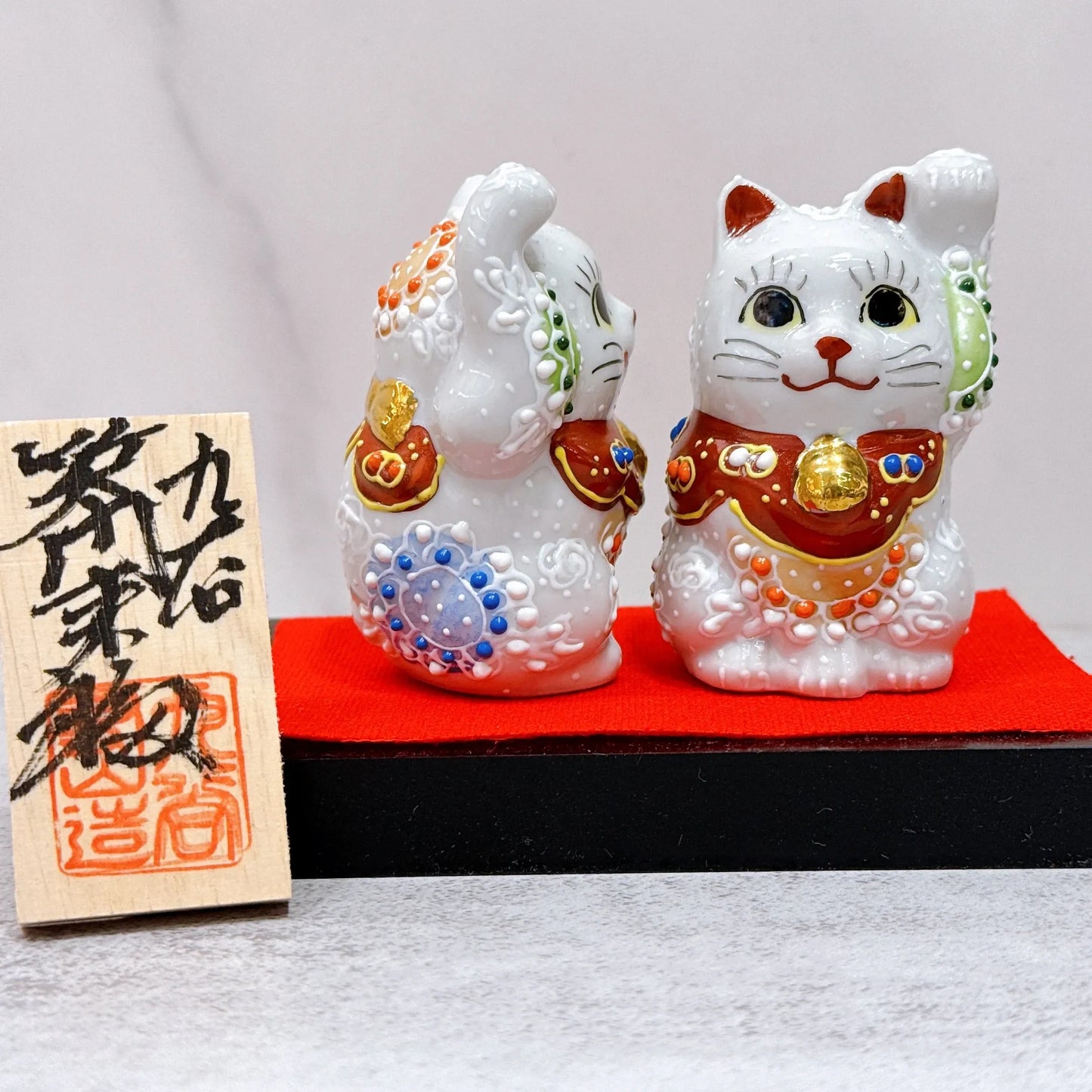 日本九谷燒招財貓 笑門來福