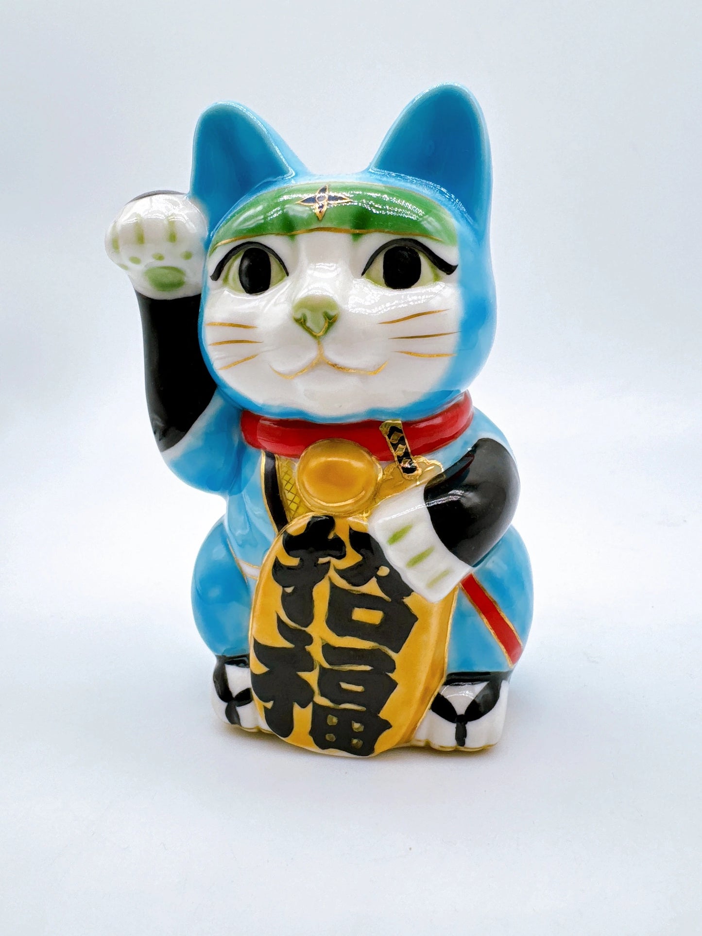 日本清水烧招财猫忍者