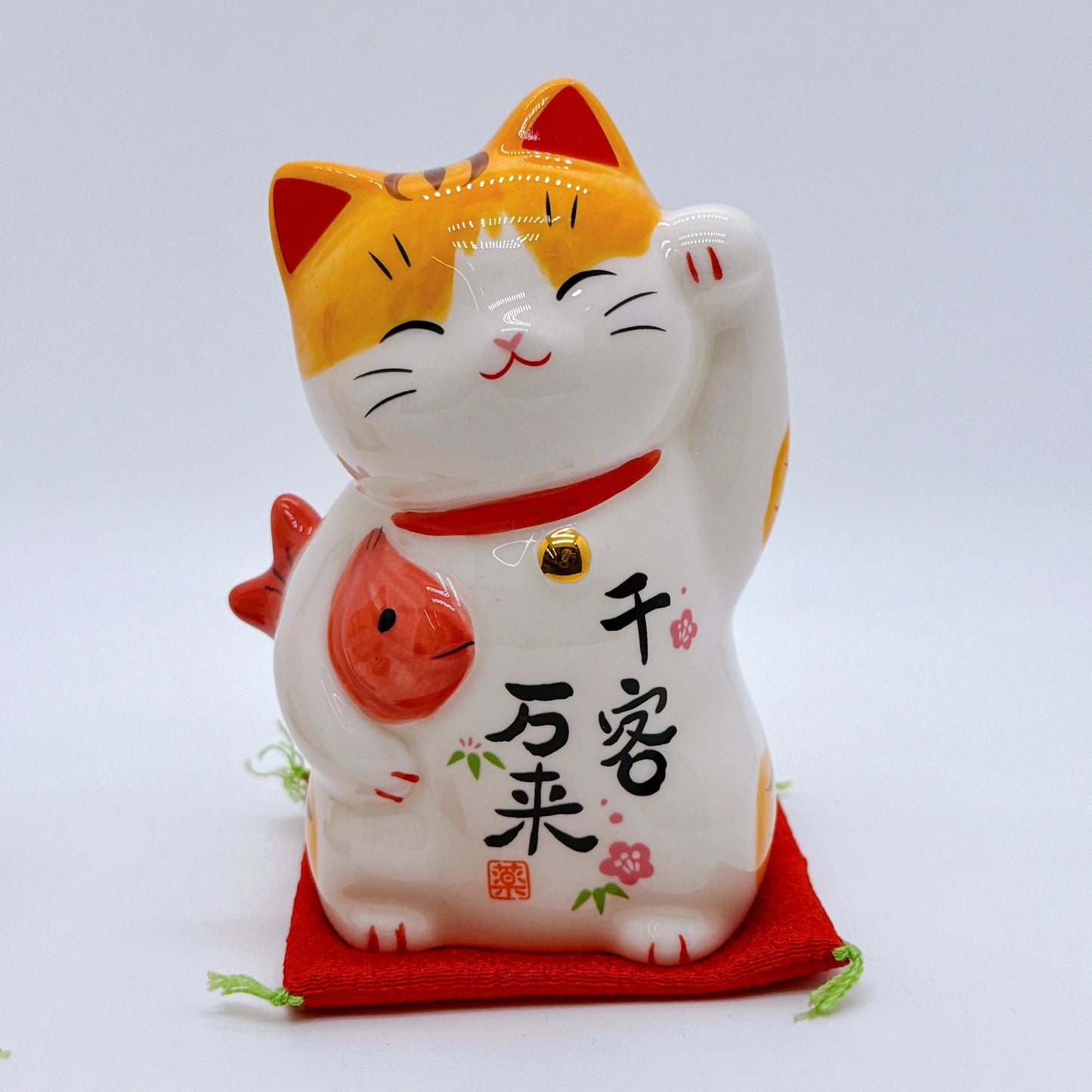 日本彩繪金運千客萬來招財貓
