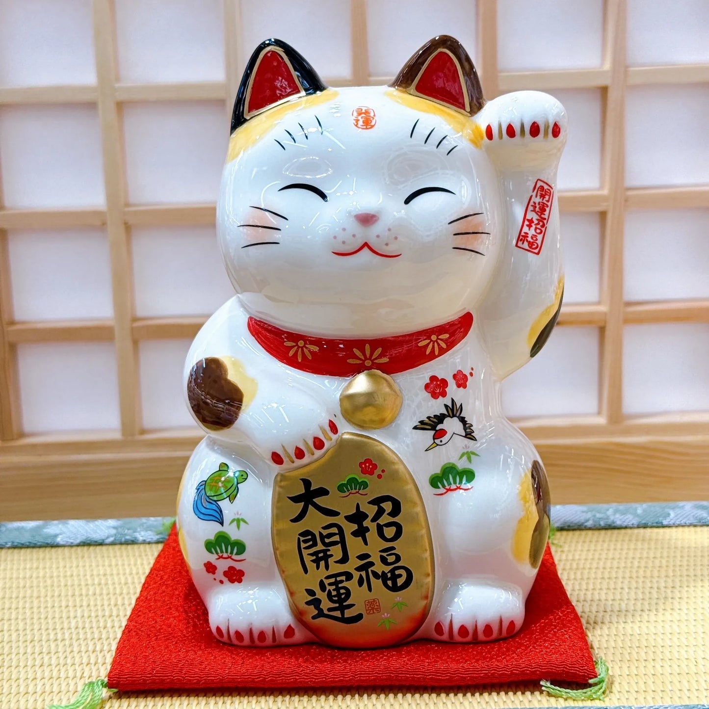 日本彩繪招福大開運招財貓 5號