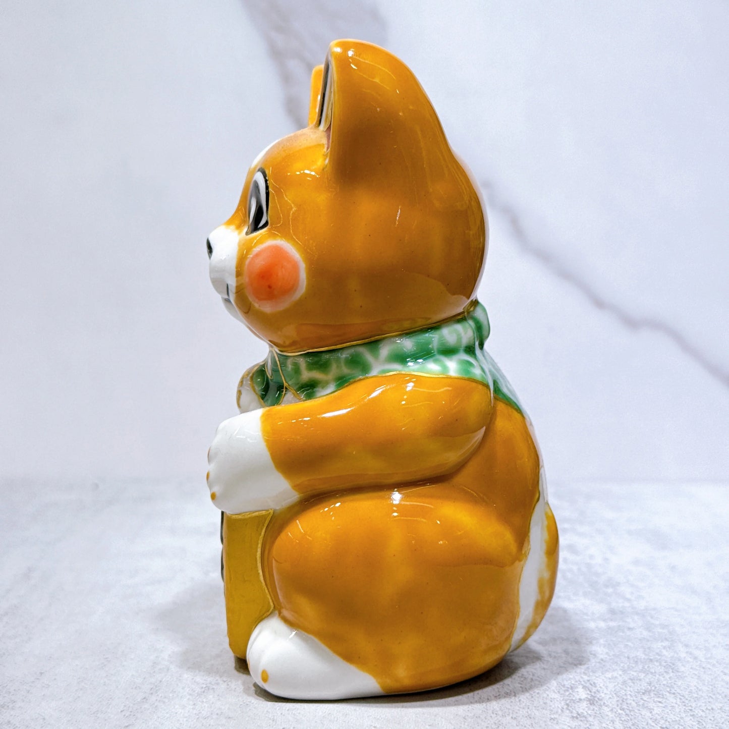 日本清水烧招财猫 柴犬