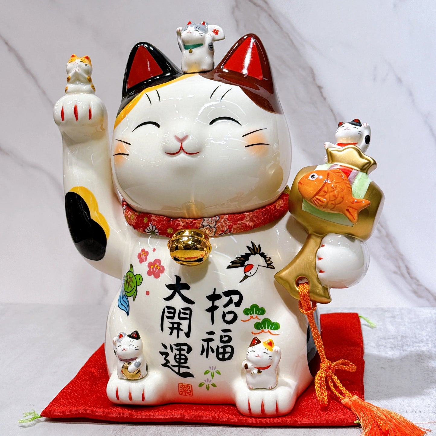 日本彩繪招福大開運招財貓 7.5號