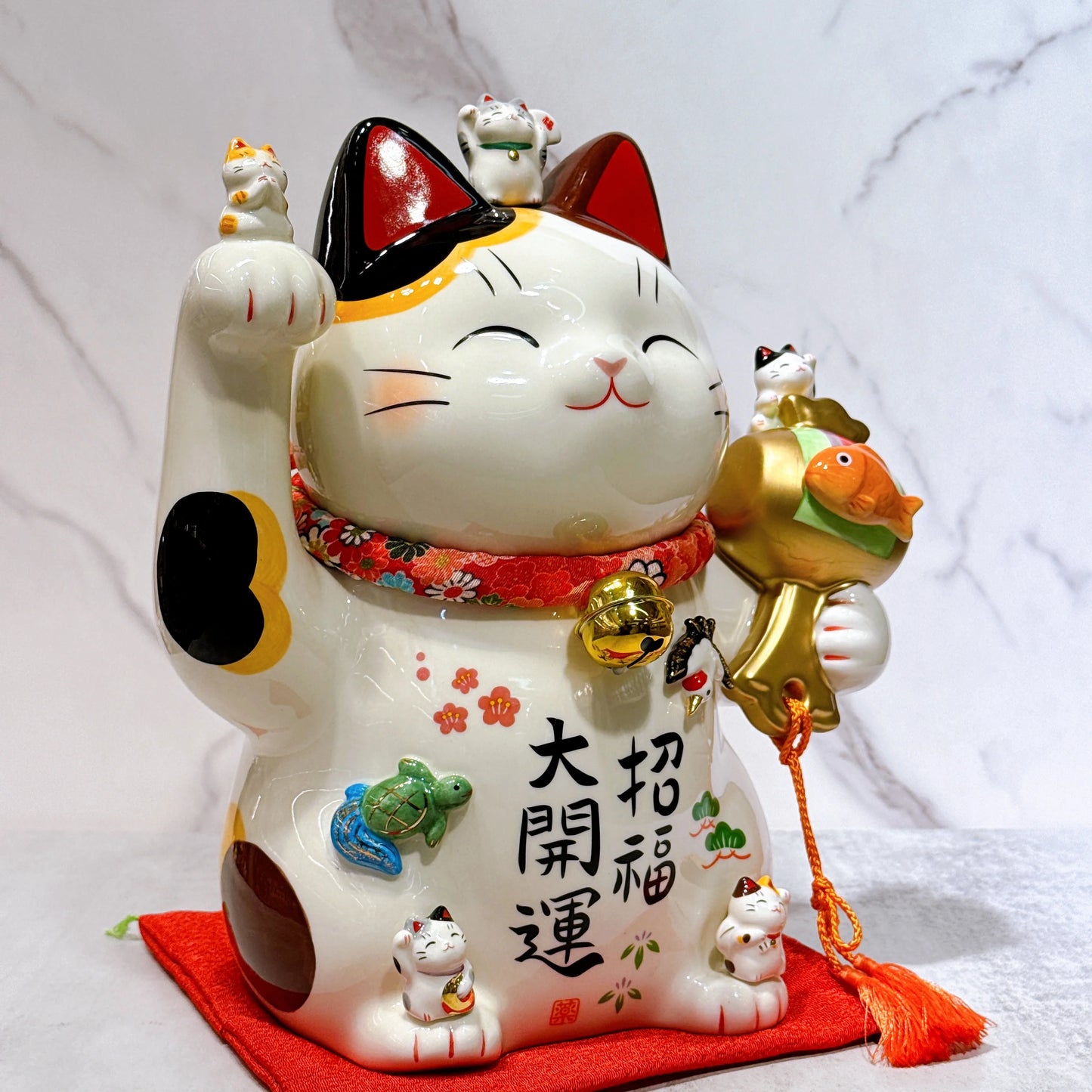 日本彩繪招福大開運招財貓8.5號