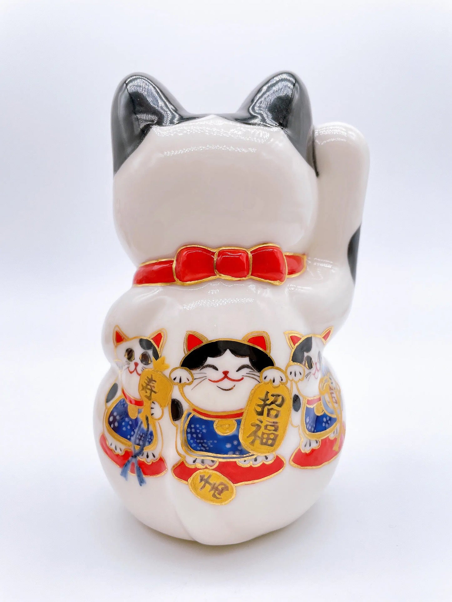 日本清水烧招财猫 犬张子 大当家