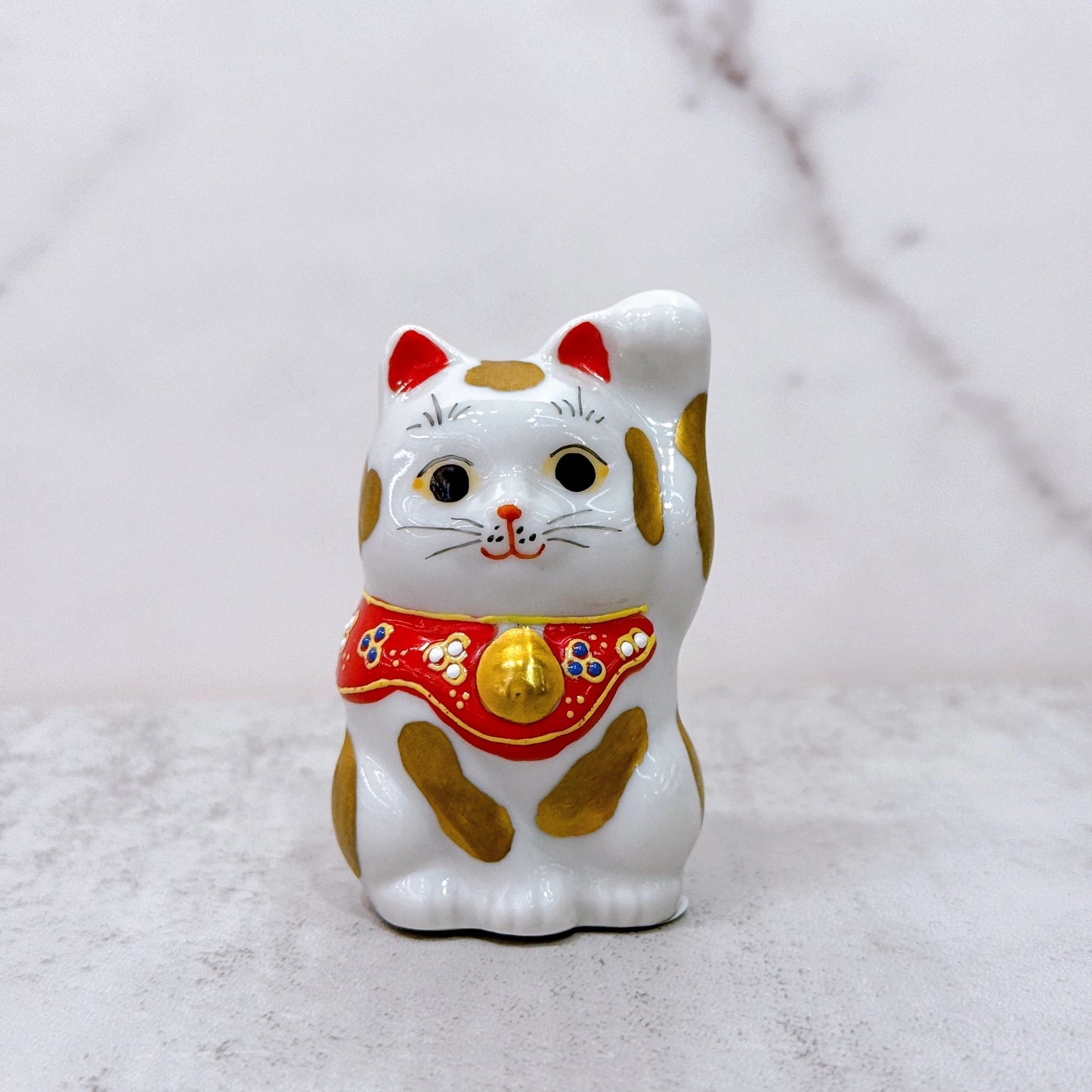 日本九谷烧招财猫 金盛 2.3号