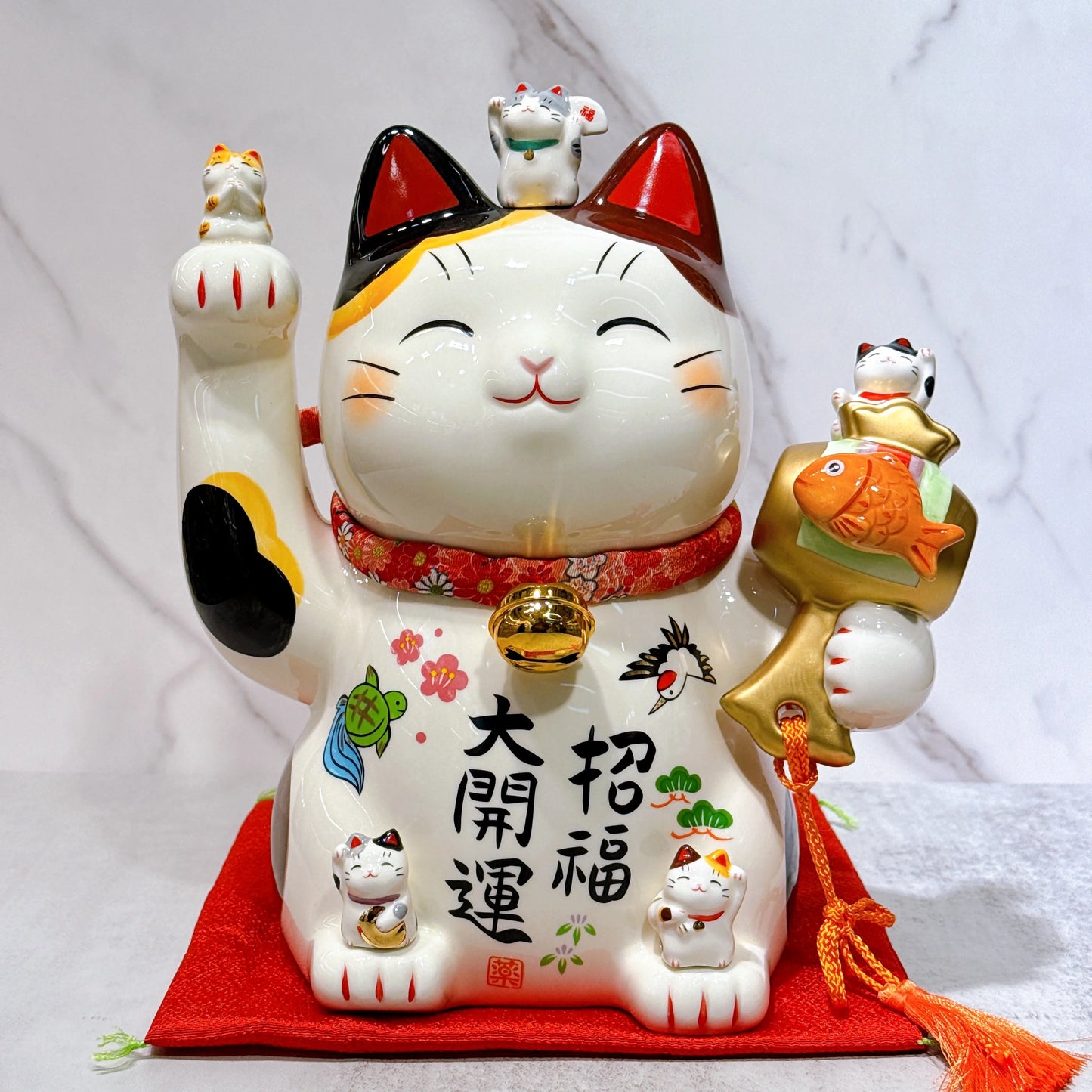 日本彩繪招福大開運招財貓 7.5號