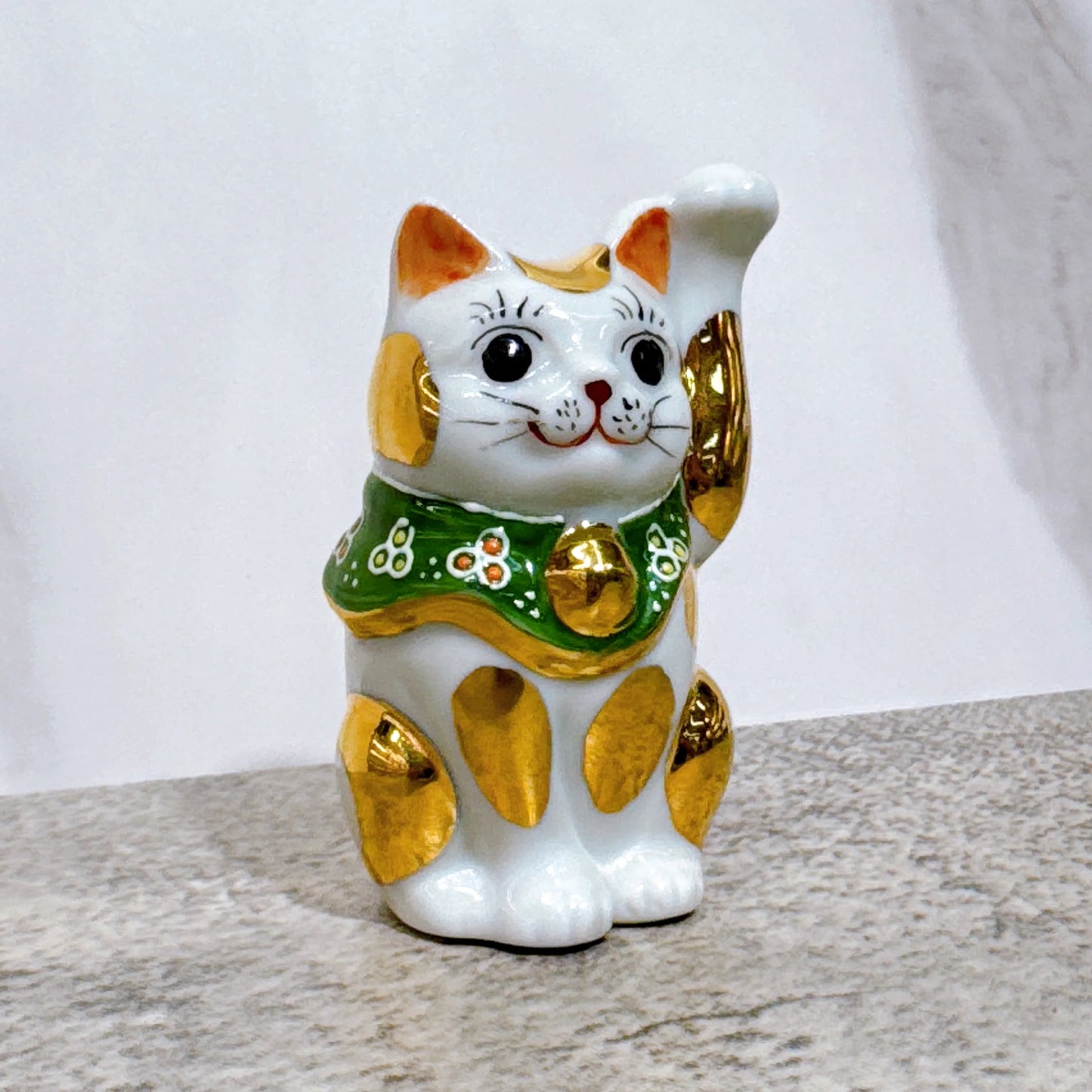 日本九谷烧招财猫 金盛2.8号