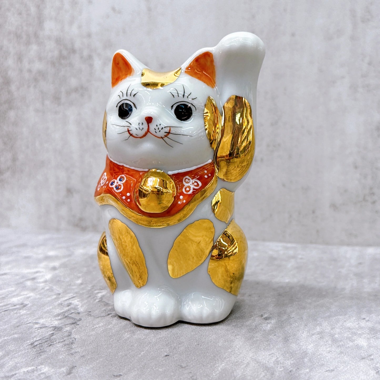 日本九谷燒招財貓 金盛3.3號
