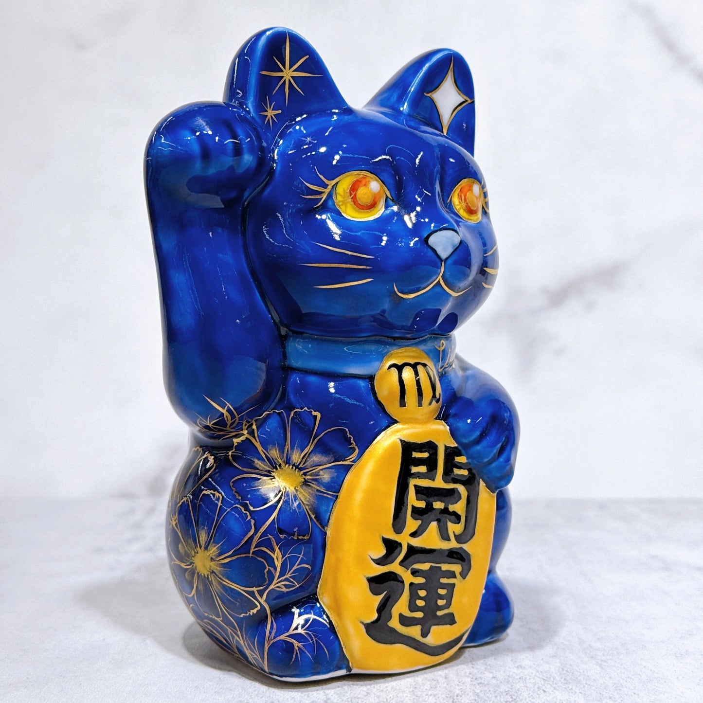 日本清水燒招財貓 星座 處女座 Virgo