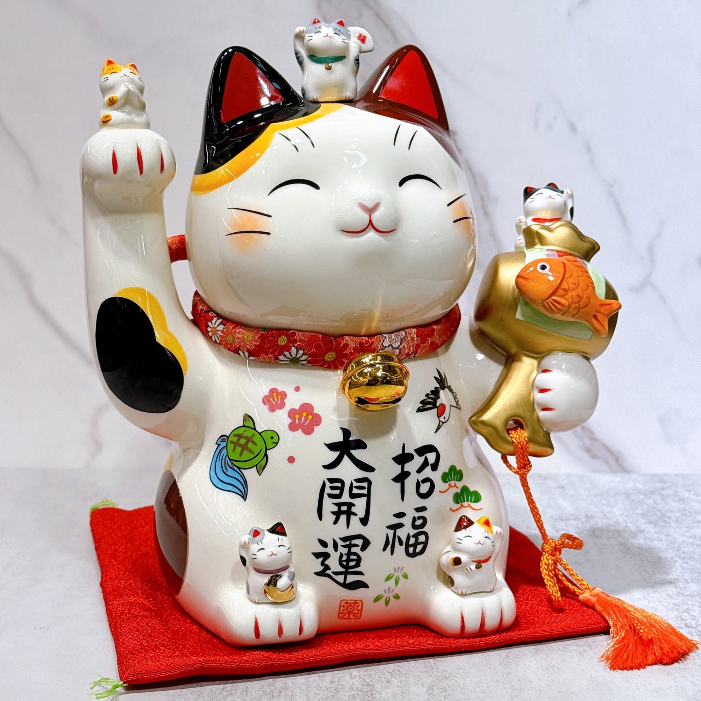 日本彩繪招福大開運招財貓 7.5號