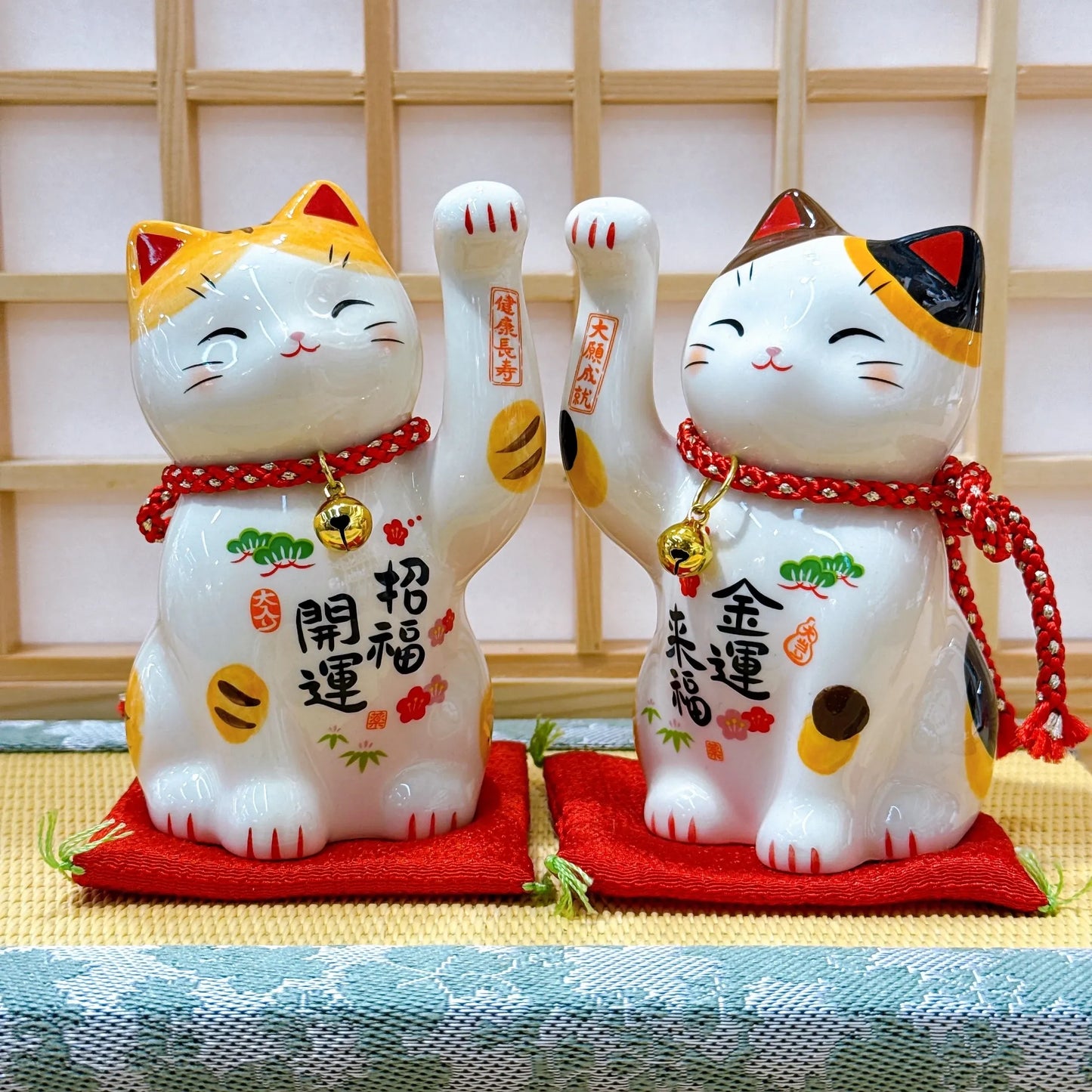 日本彩繪.金運.招福.招財貓
