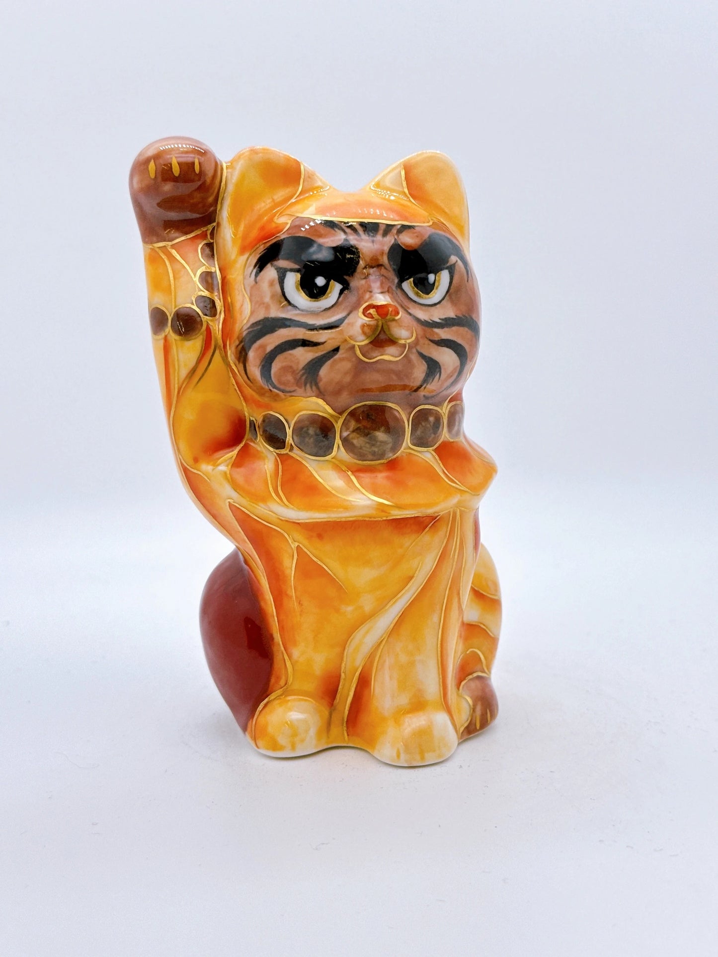 日本清水燒招財貓 達摩大師