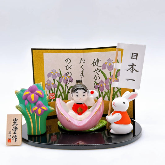 日本彩繪福氣桃太郎 套裝