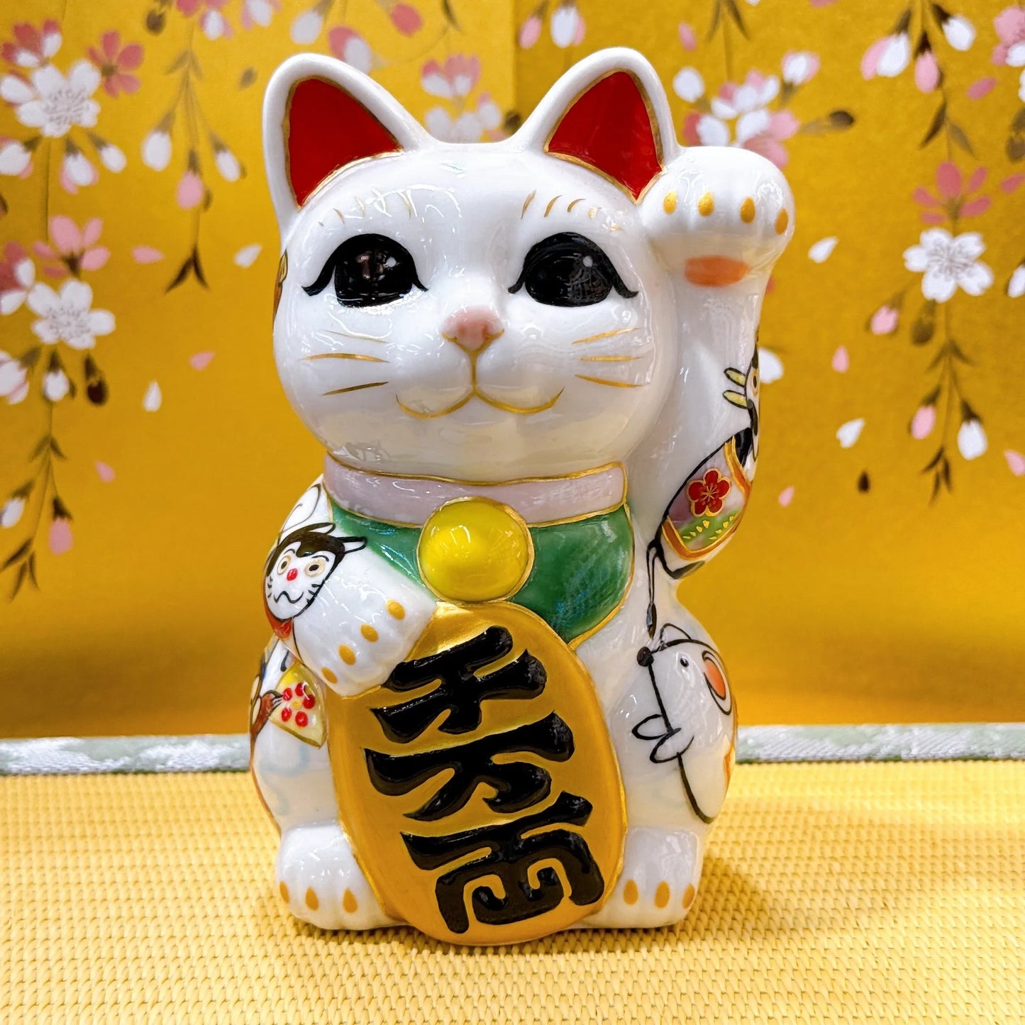 日本清水烧招财猫 干支十二生肖