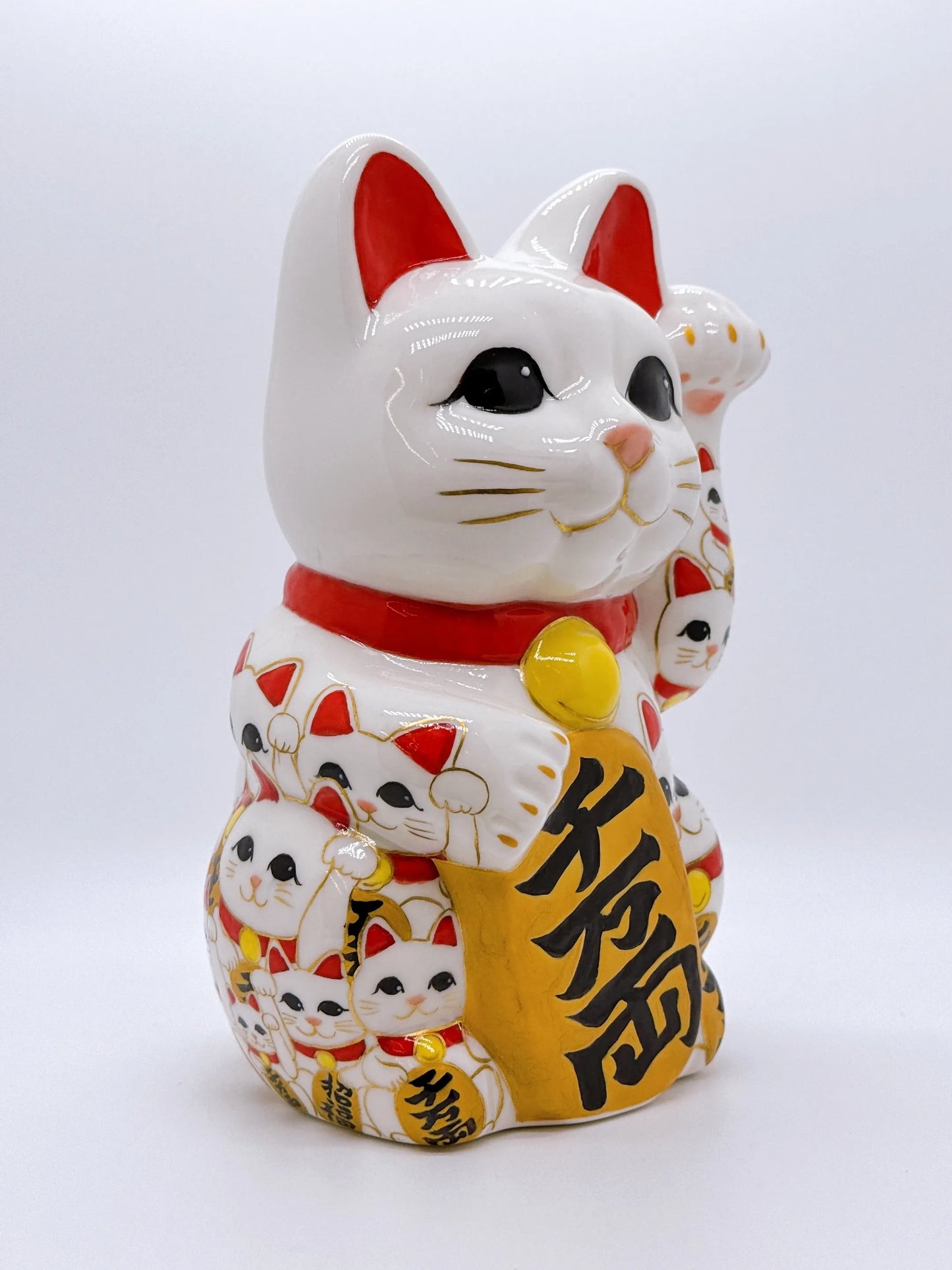 日本清水燒招財貓 豪德寺 貓陣 特大