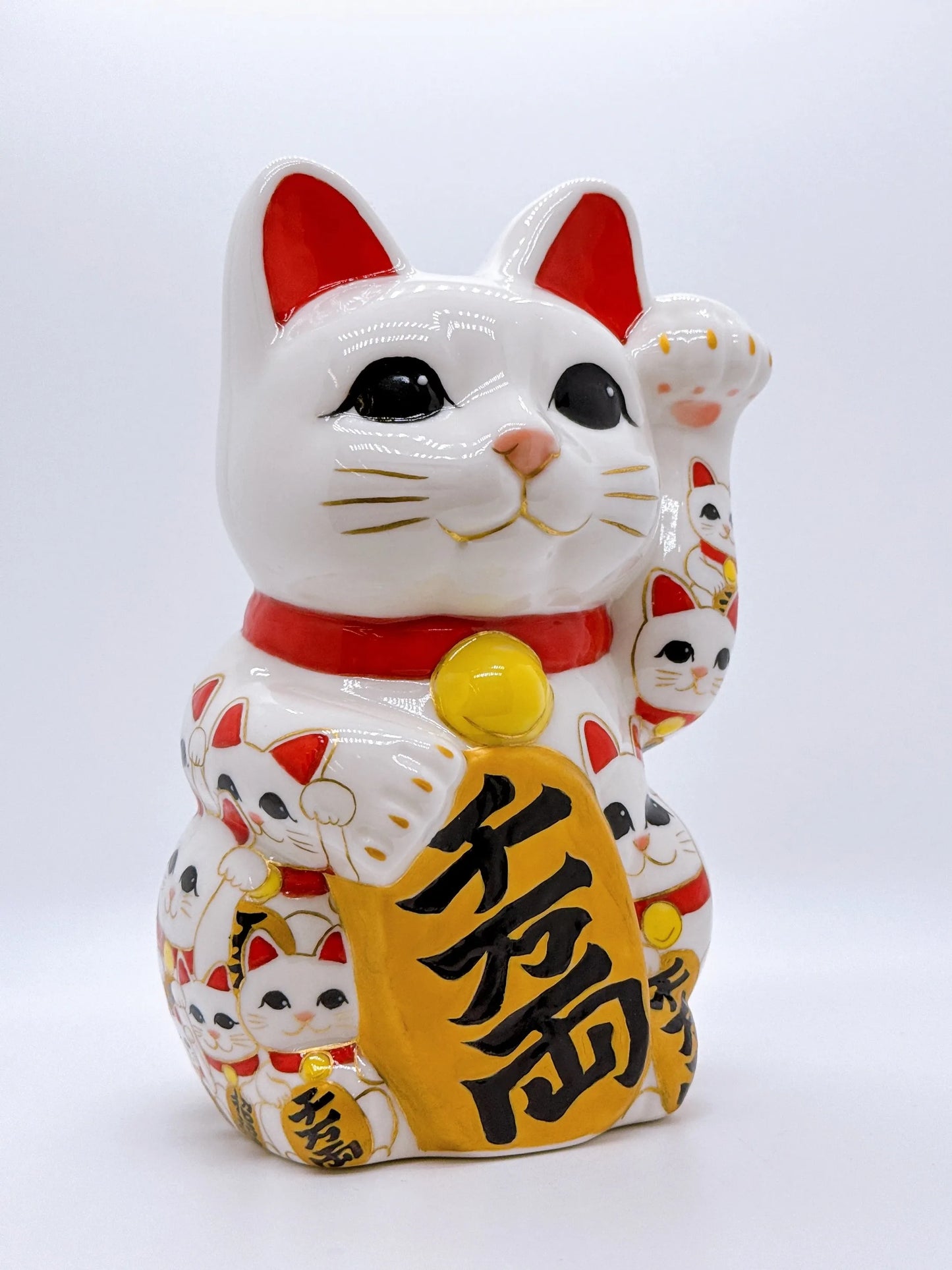 日本清水燒招財貓 豪德寺 貓陣 特大