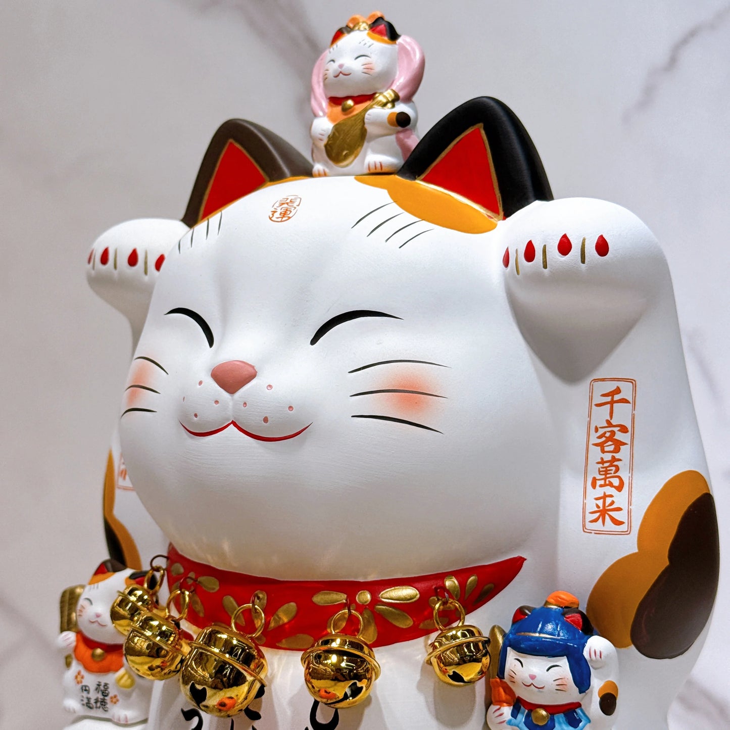 日本錦彩七福神招財貓 8.5號