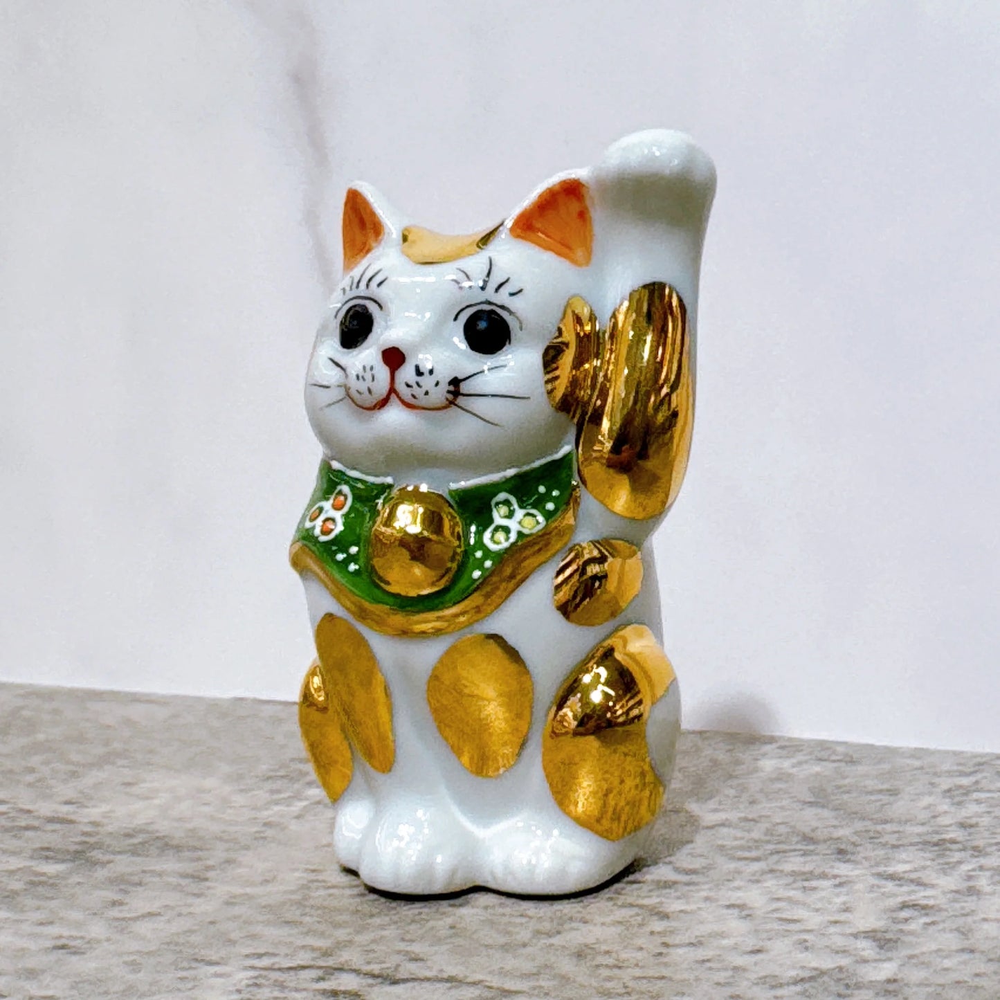 日本九谷烧招财猫 金盛2.8号