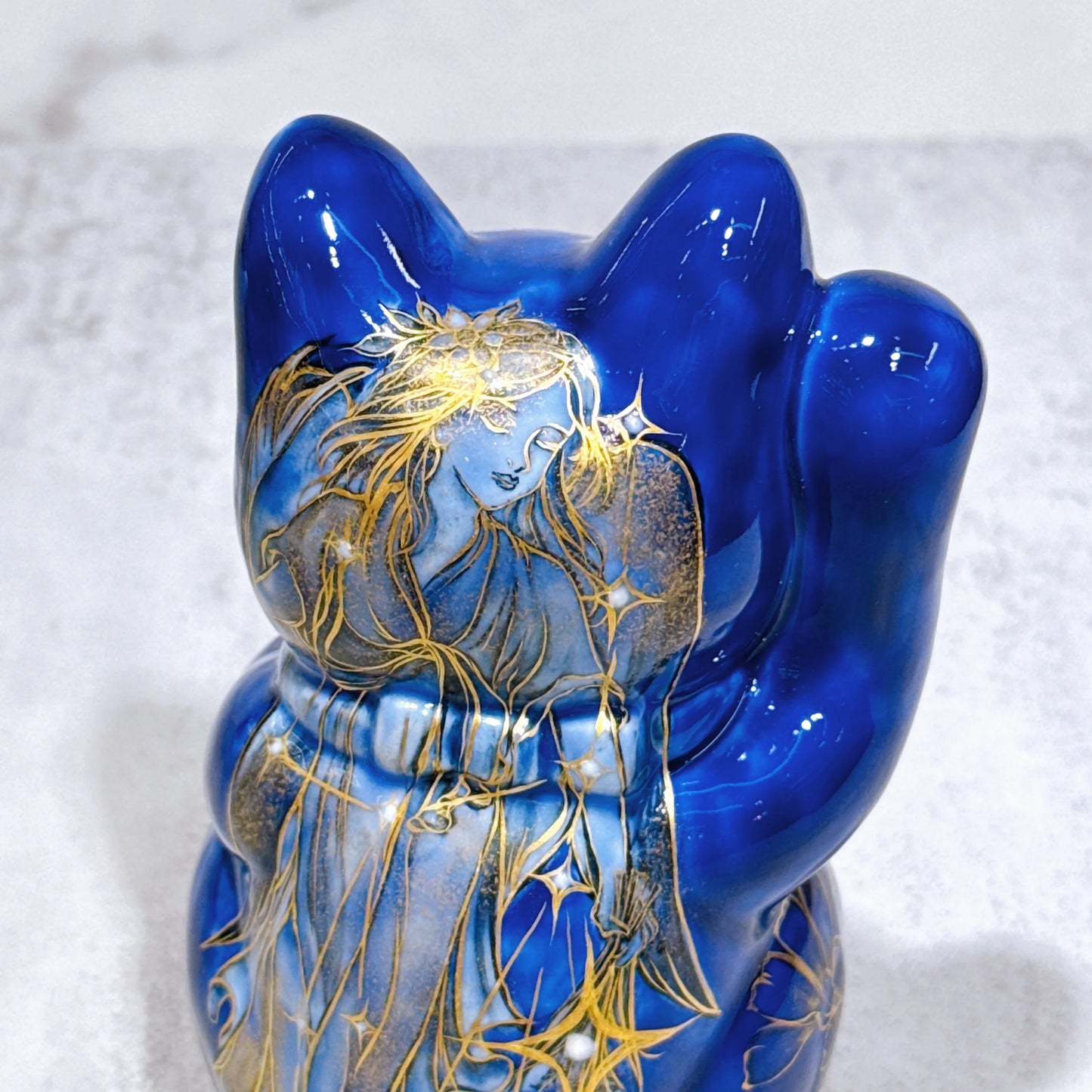日本清水燒招財貓 星座 處女座 Virgo